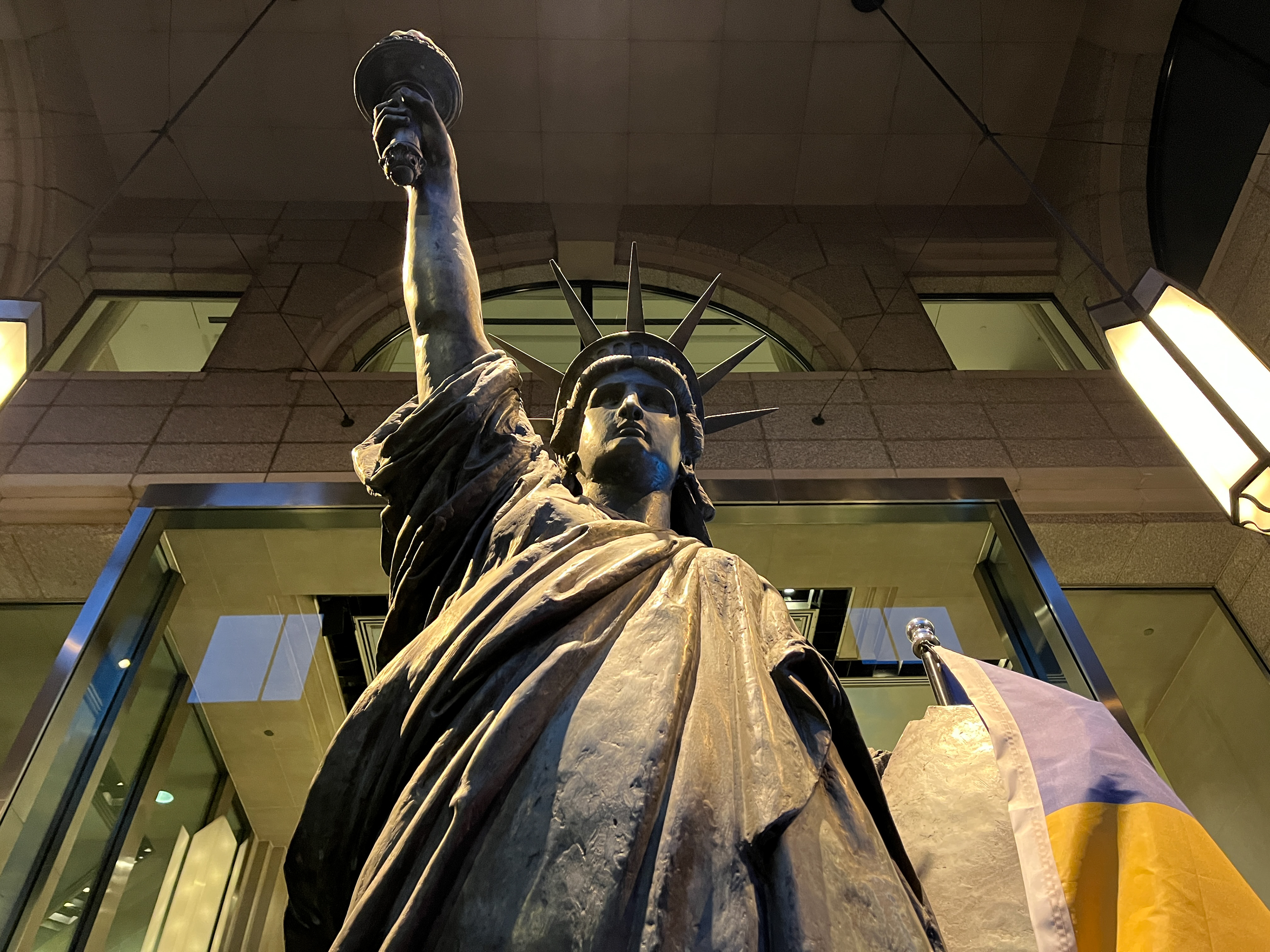 STATUE OF LIBERTY Mini Sculpture Replica at 667 Madison Ave