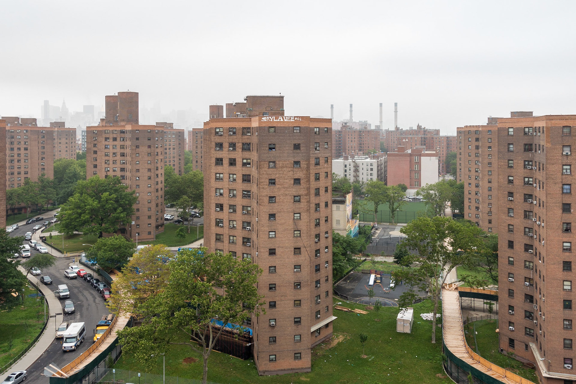 Baruch Houses from the Williamsburg Bridge