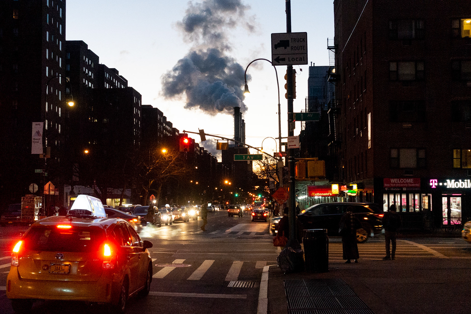 Dawn, 14th St and 1st Ave, New York