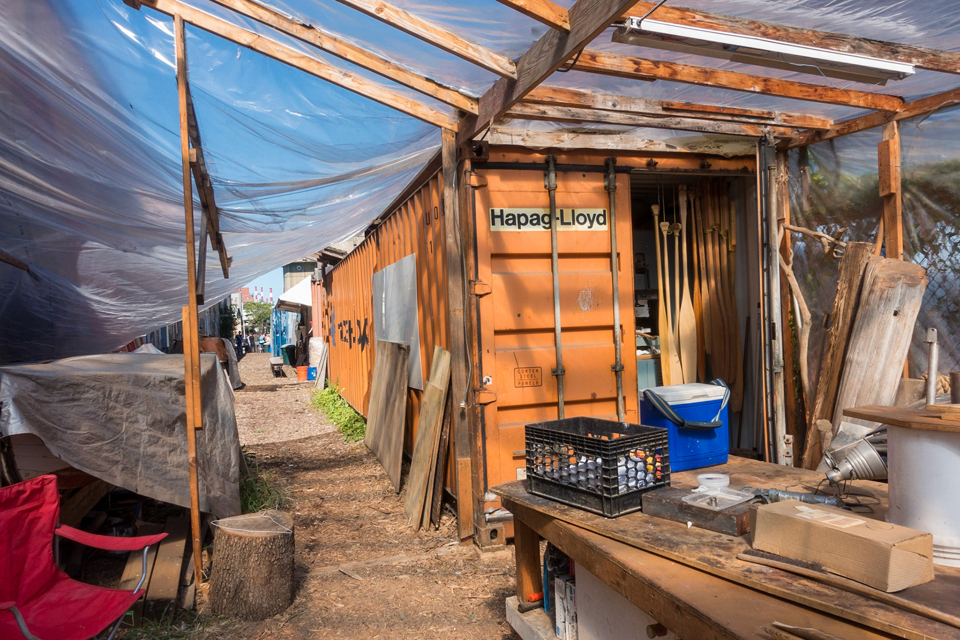 Entrance to the North Brooklyn Boat Club
