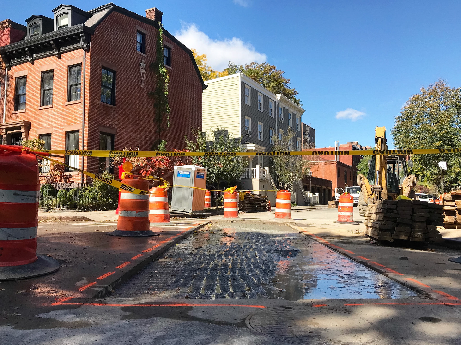 Road Work, Clinton-Washington, Brooklyn