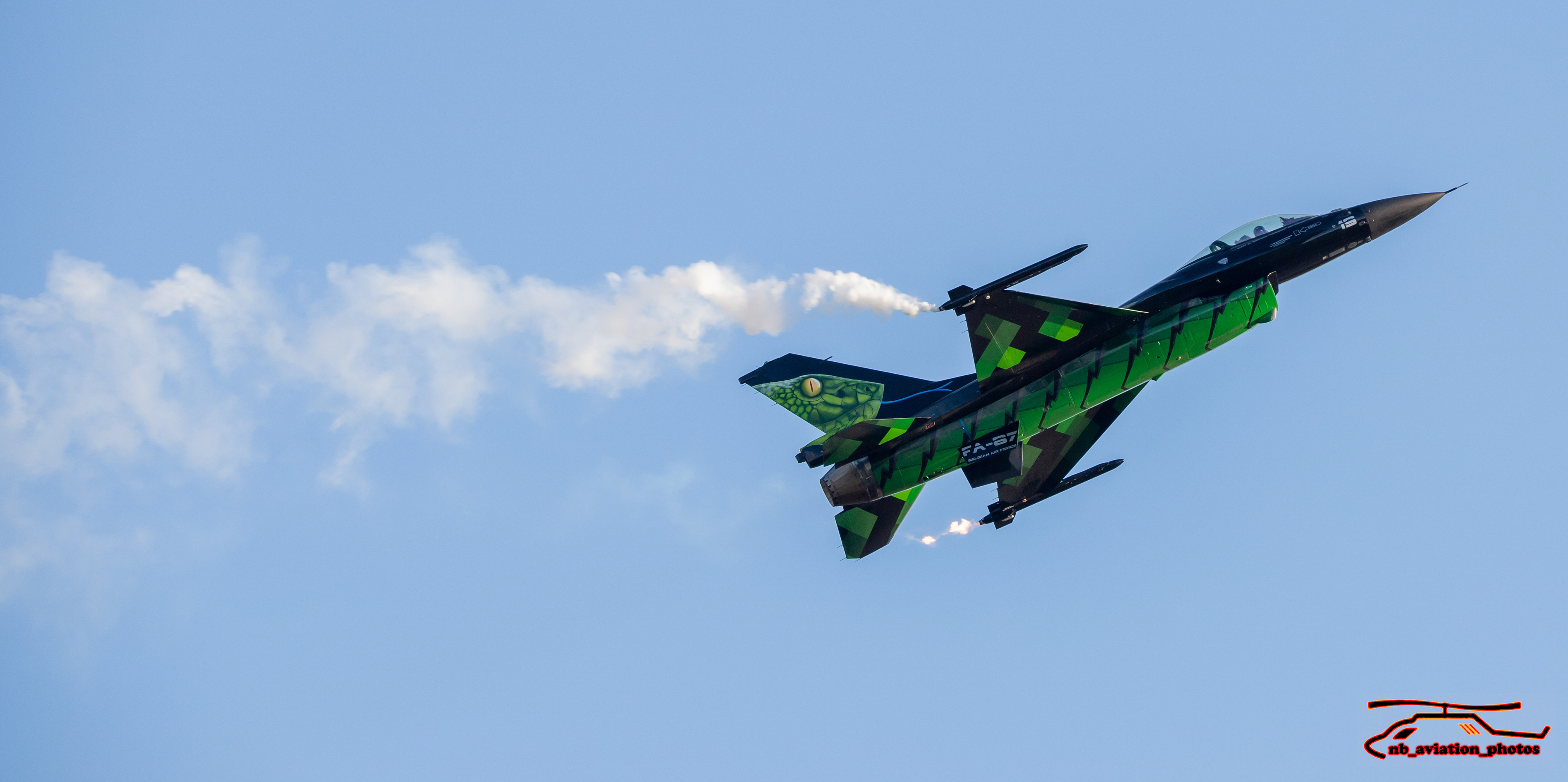 Belgian Air Force F-16 Solo Display Team (The Dream Viper)