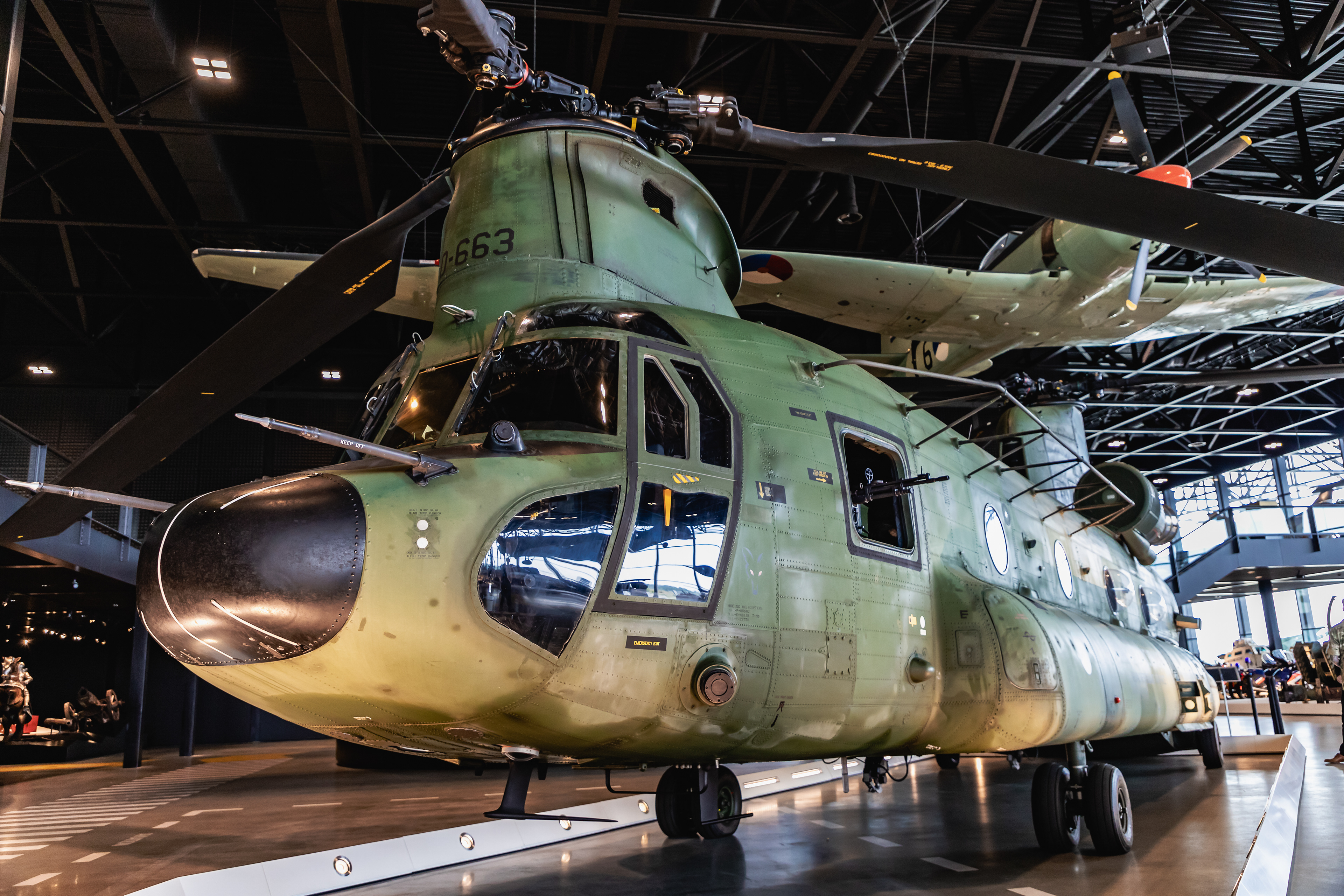 Sinds 7-6-24 staat de D663 in het Nationaal Militair Museum te Soesterberg