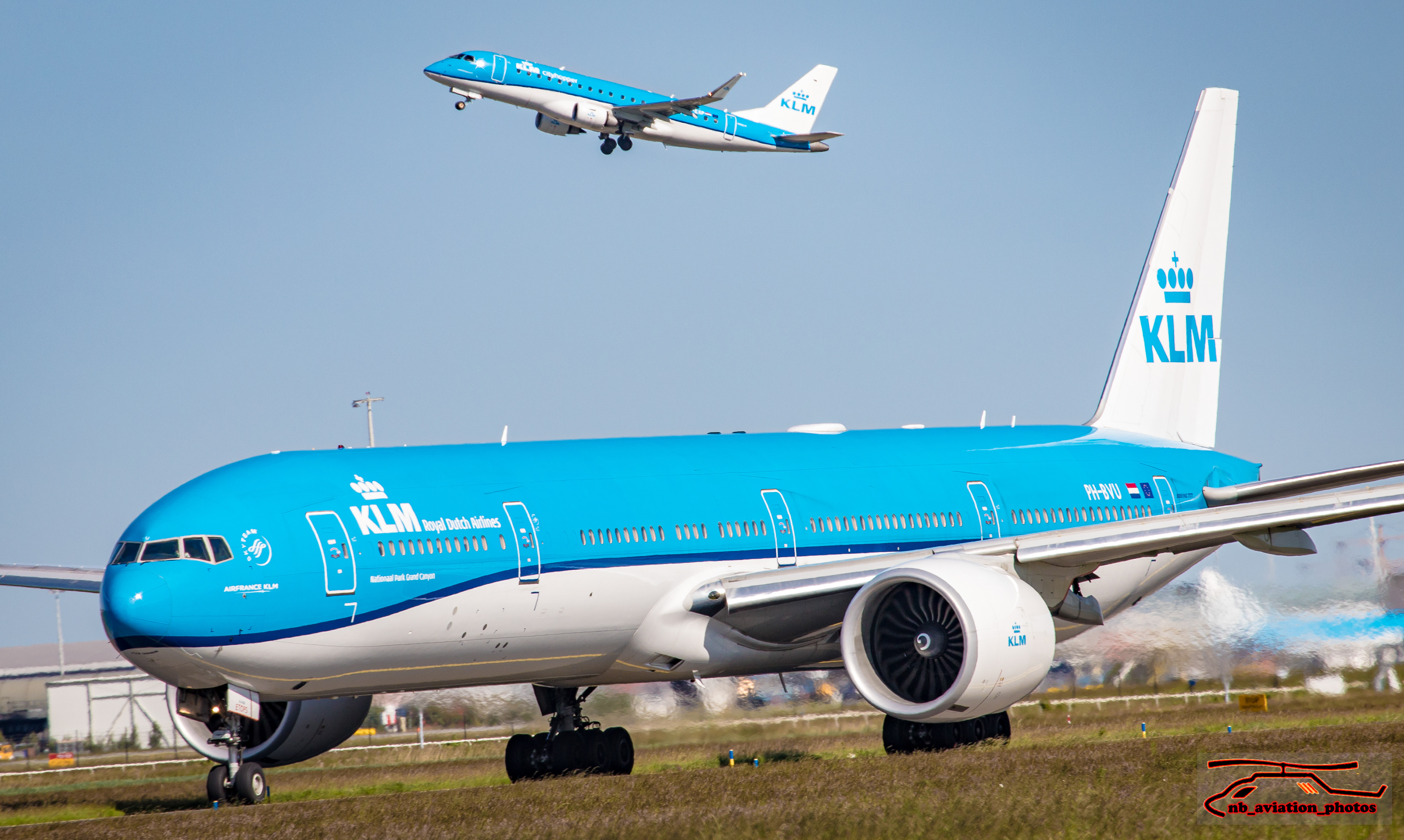  KLM - BOEING 777-300ER + Embraer E190