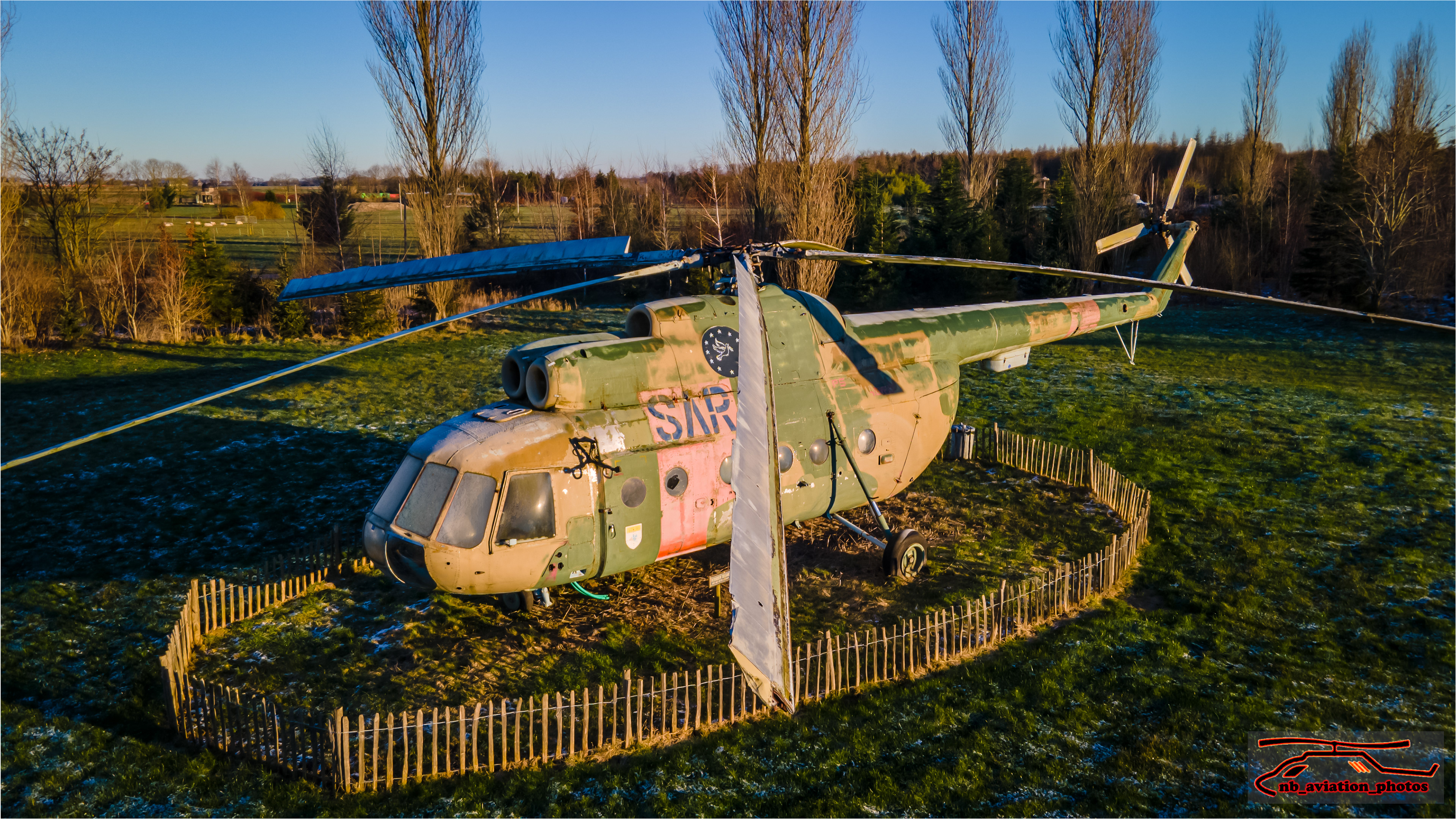 Mil-MI 8 SAR (Ex Luftwaffe) Drone shot DJI-Mavic Air 2