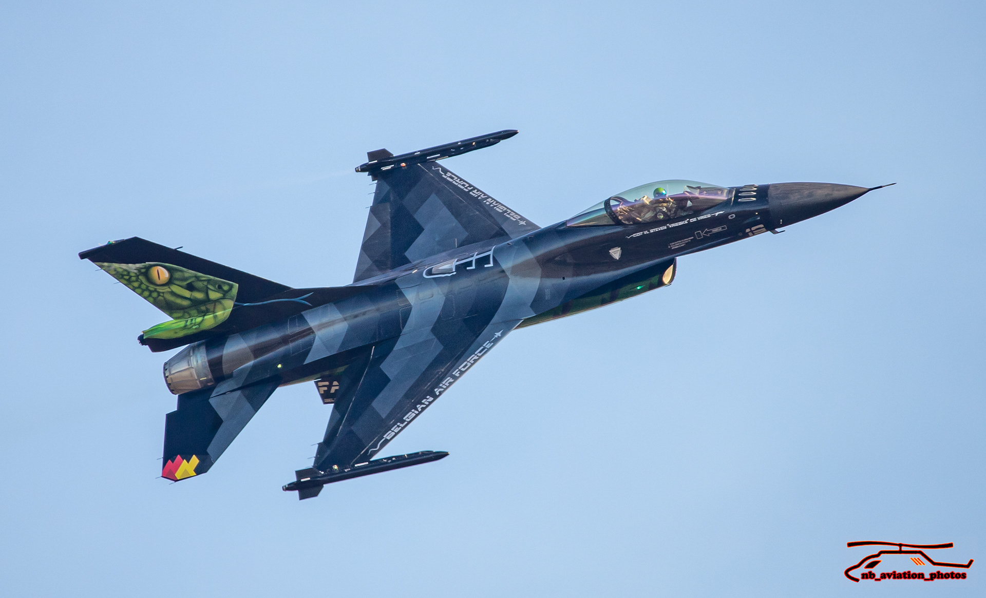 Belgian Air Force F-16 Solo Display Team (The Dream Viper)