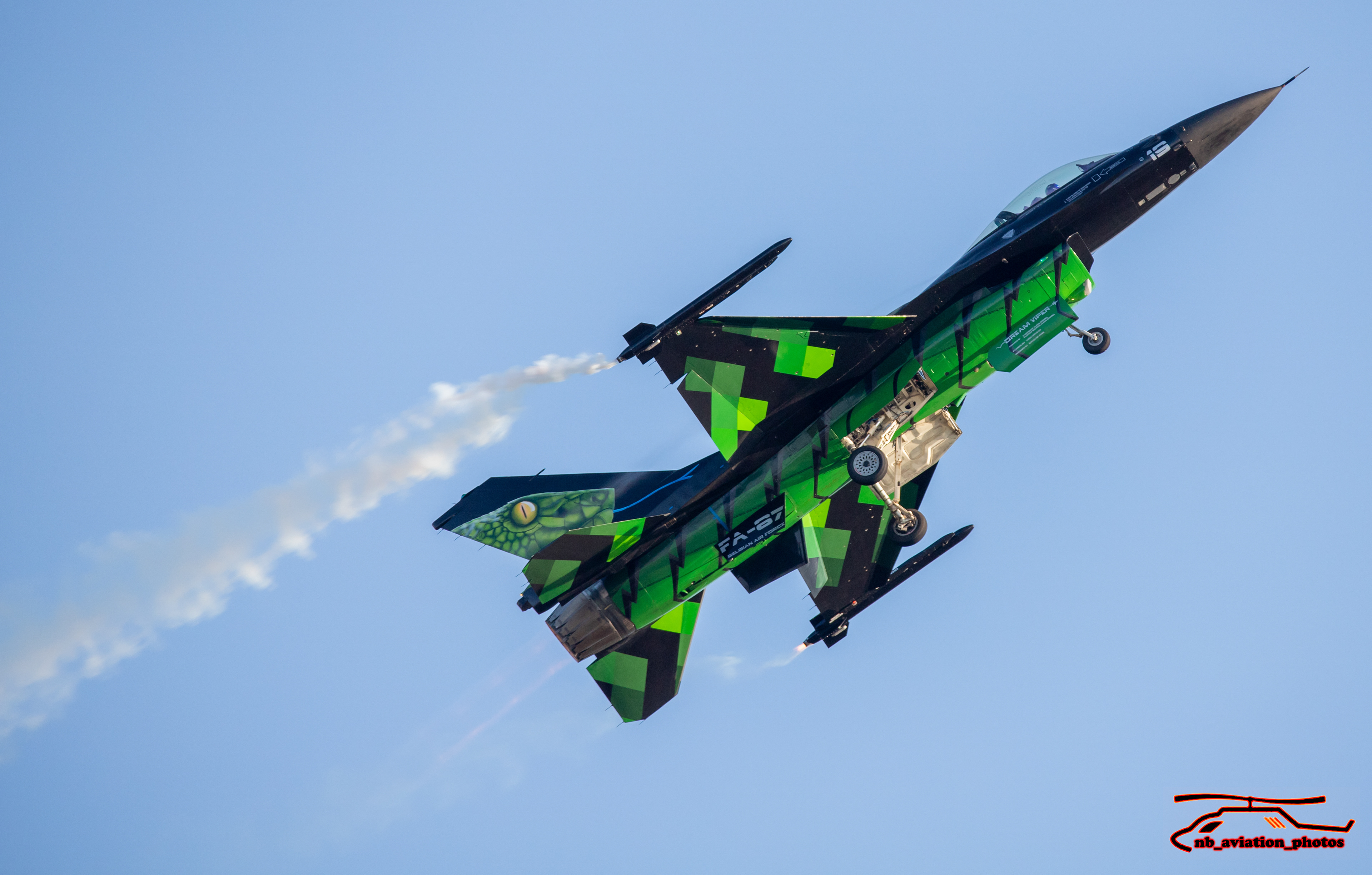 Belgian Air Force F-16 Solo Display Team (The Dream Viper)