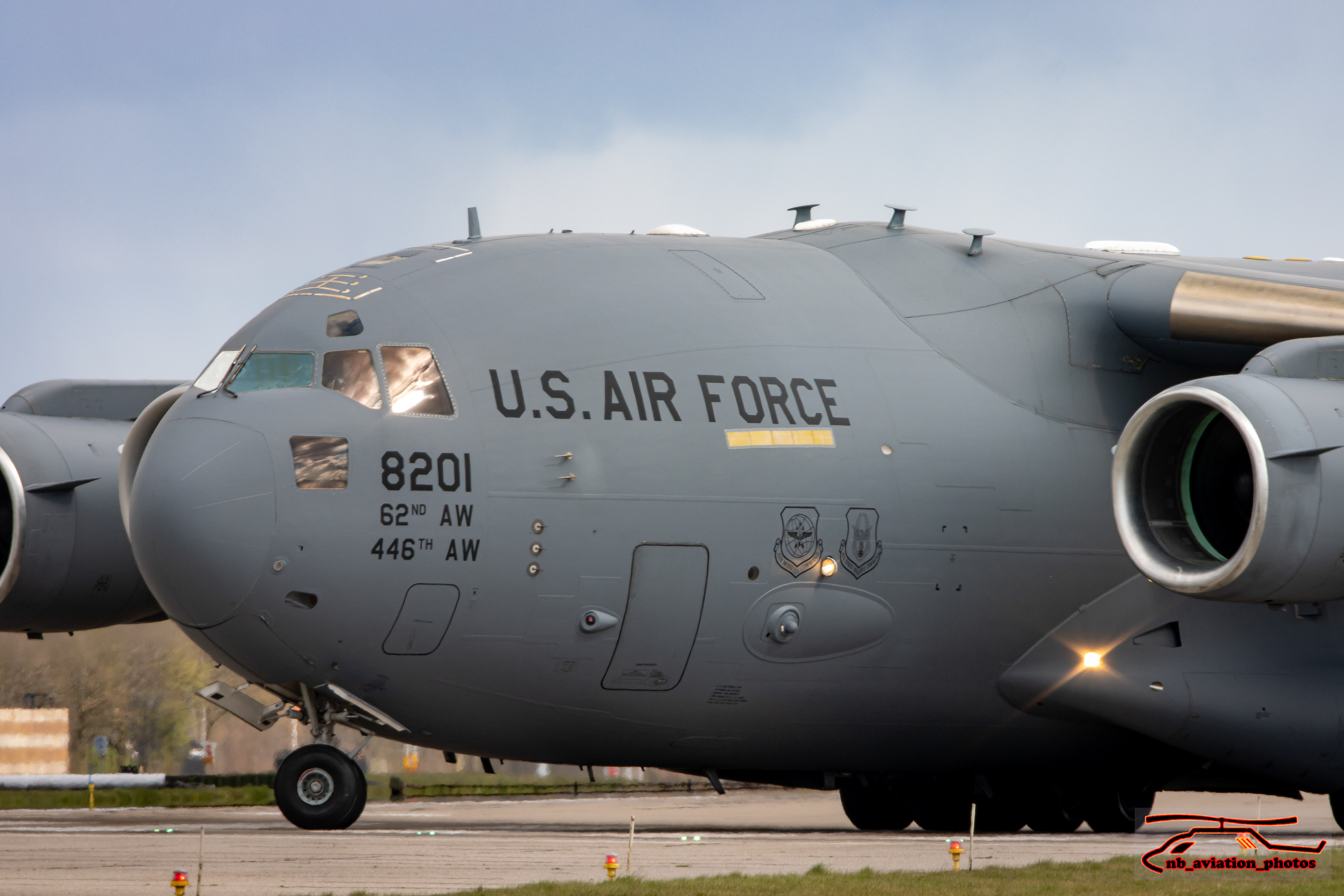 Boeing C17 "Nuke Carrier" Globemaster III "van 62d Air Lift Wing" USA