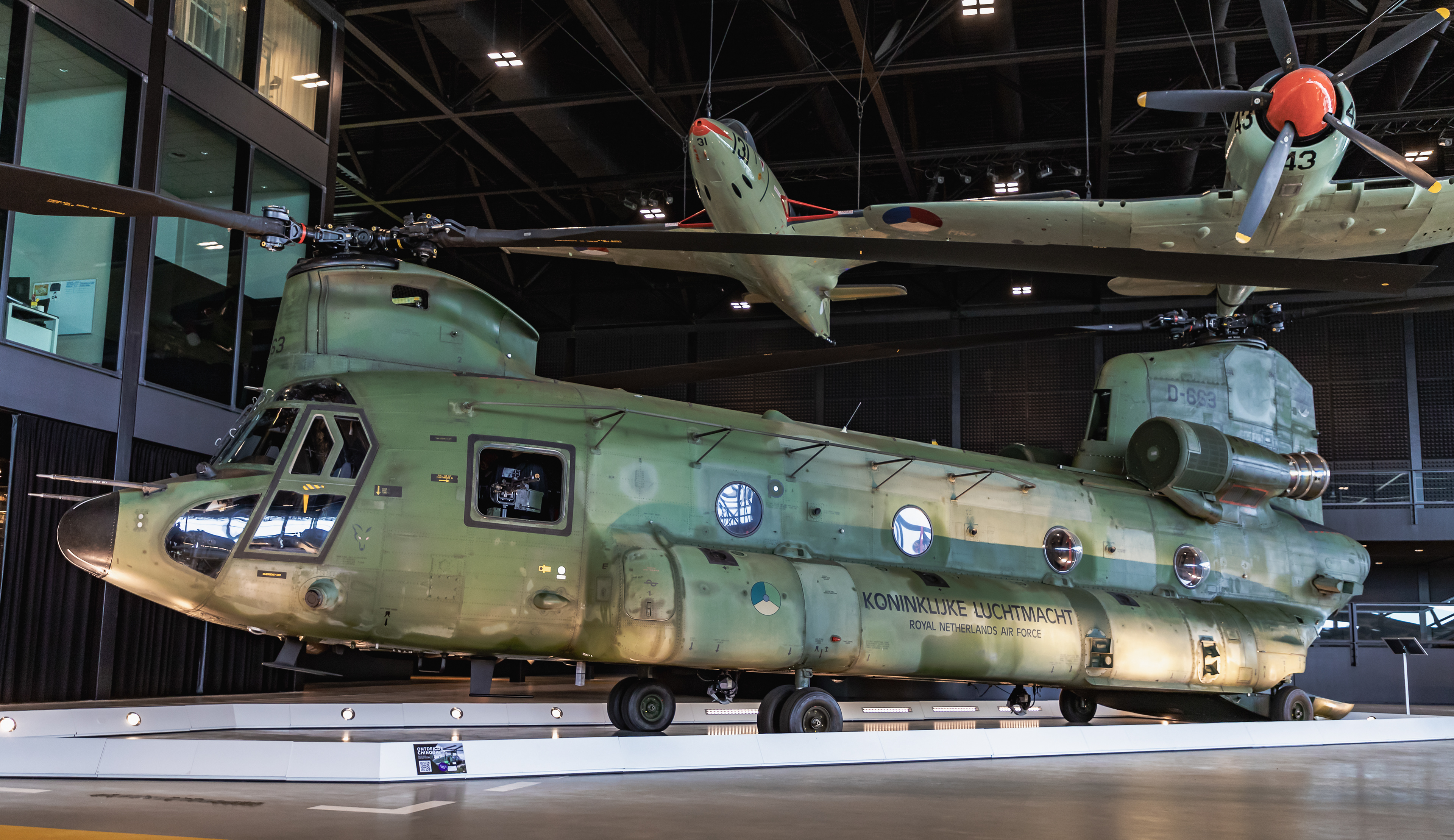 Sinds 7-6-24 staat de D663 in het Nationaal Militair Museum te Soesterberg