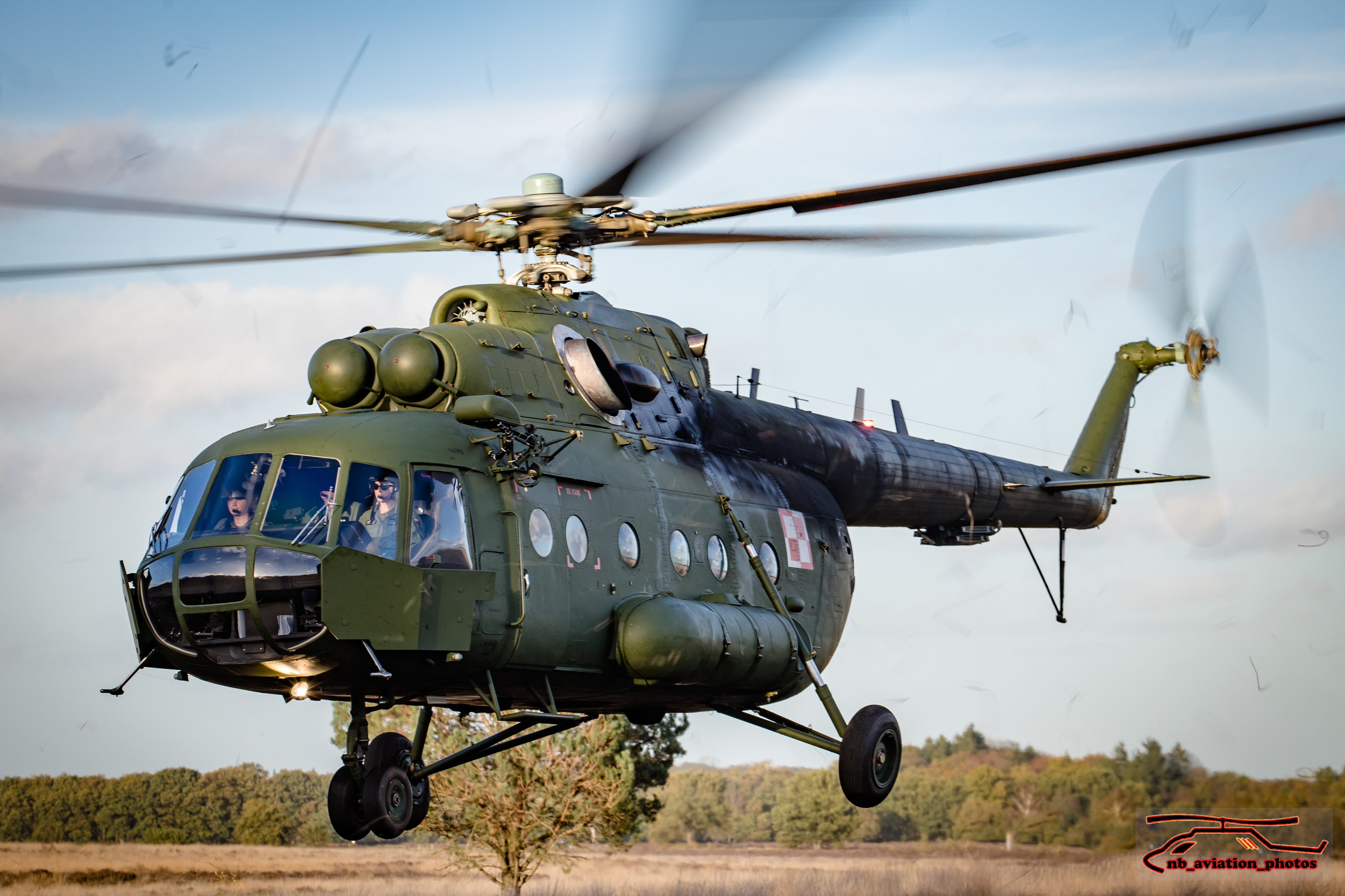 MI8  Mi-8 Hip van de Poolse luchtmobiele brigade 25 BKPow.