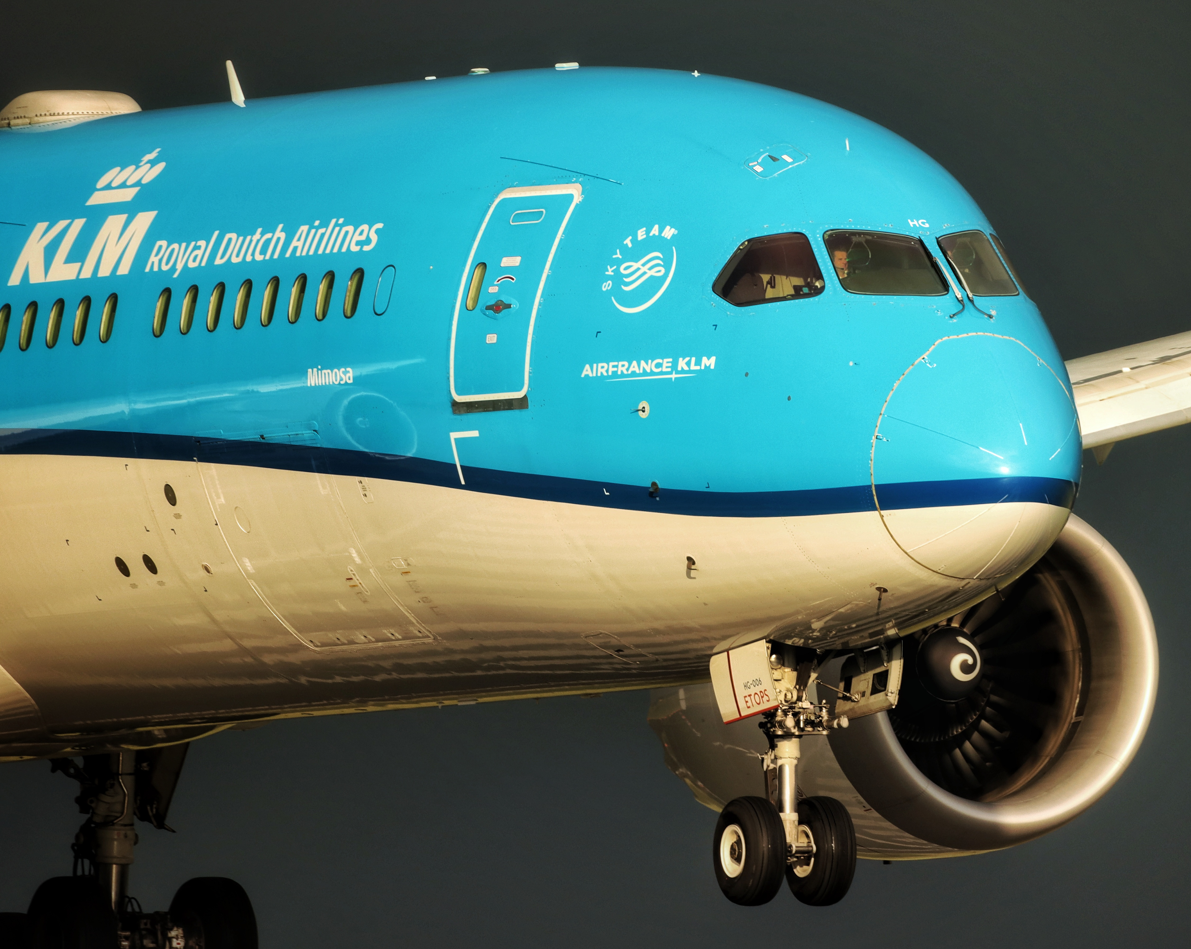 "KLM" Boeing 787 Dreamliner