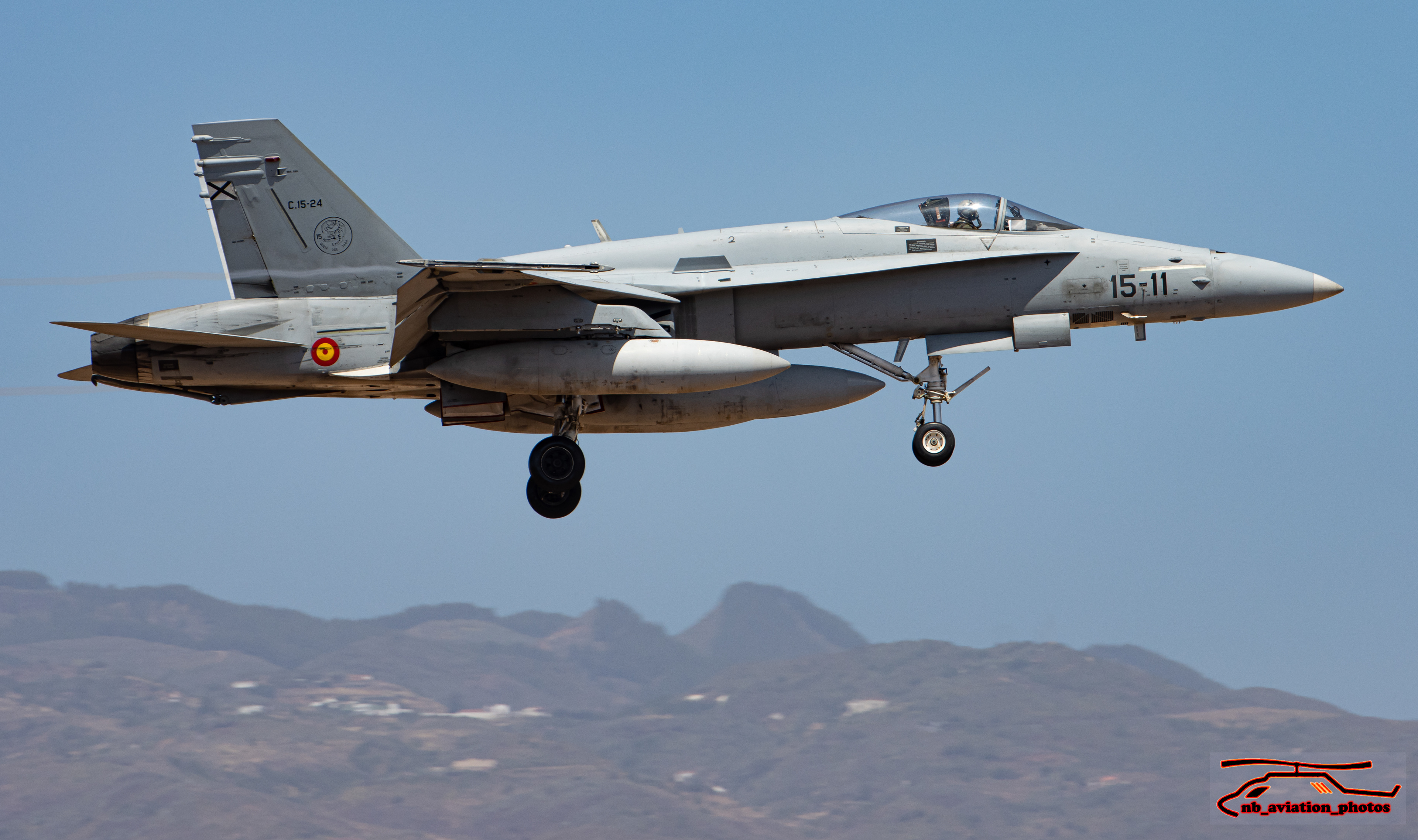 McDonnell Douglas F-18 Hornet WING del Ala 15. Ejercito del Aire