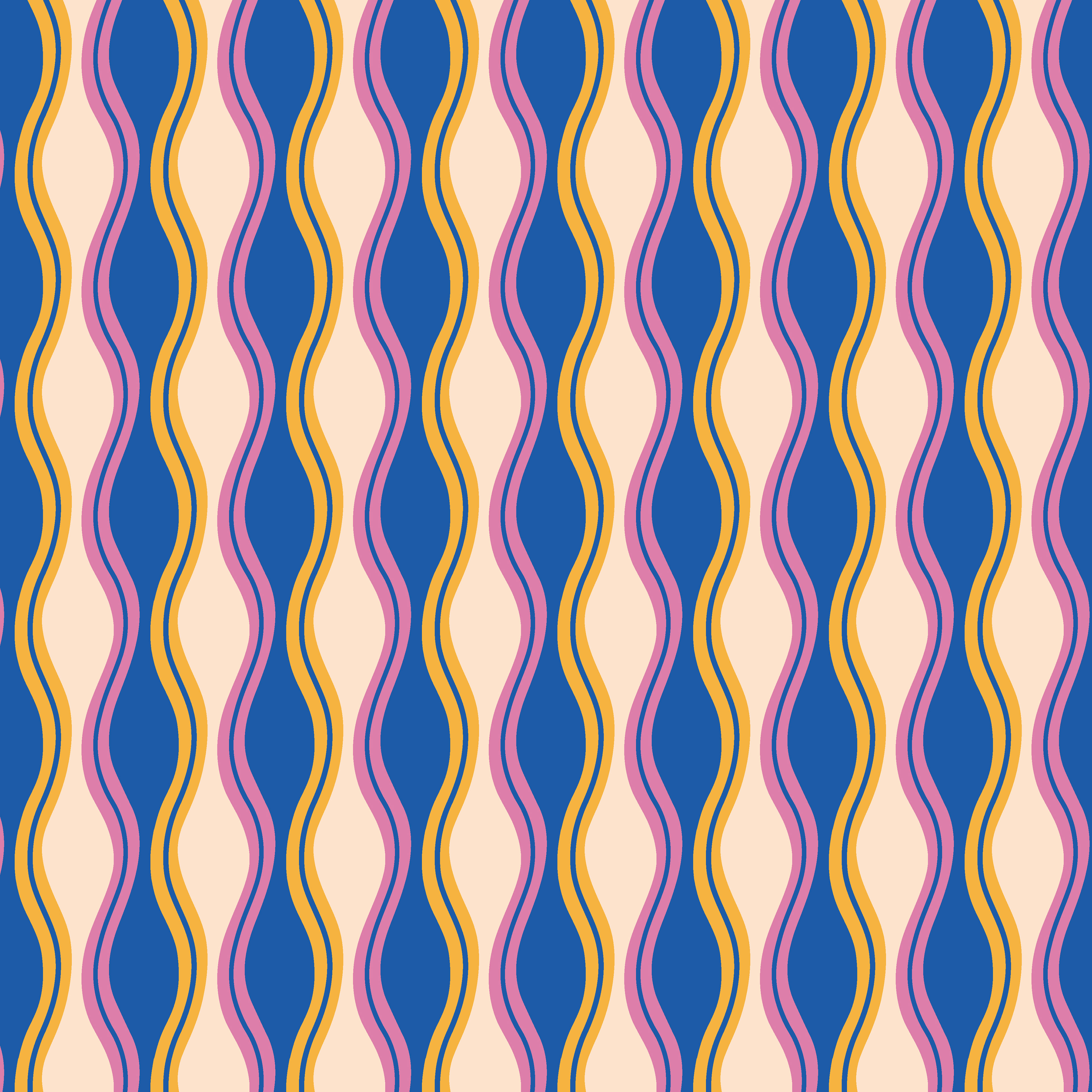 Retro Wavy Pattern
