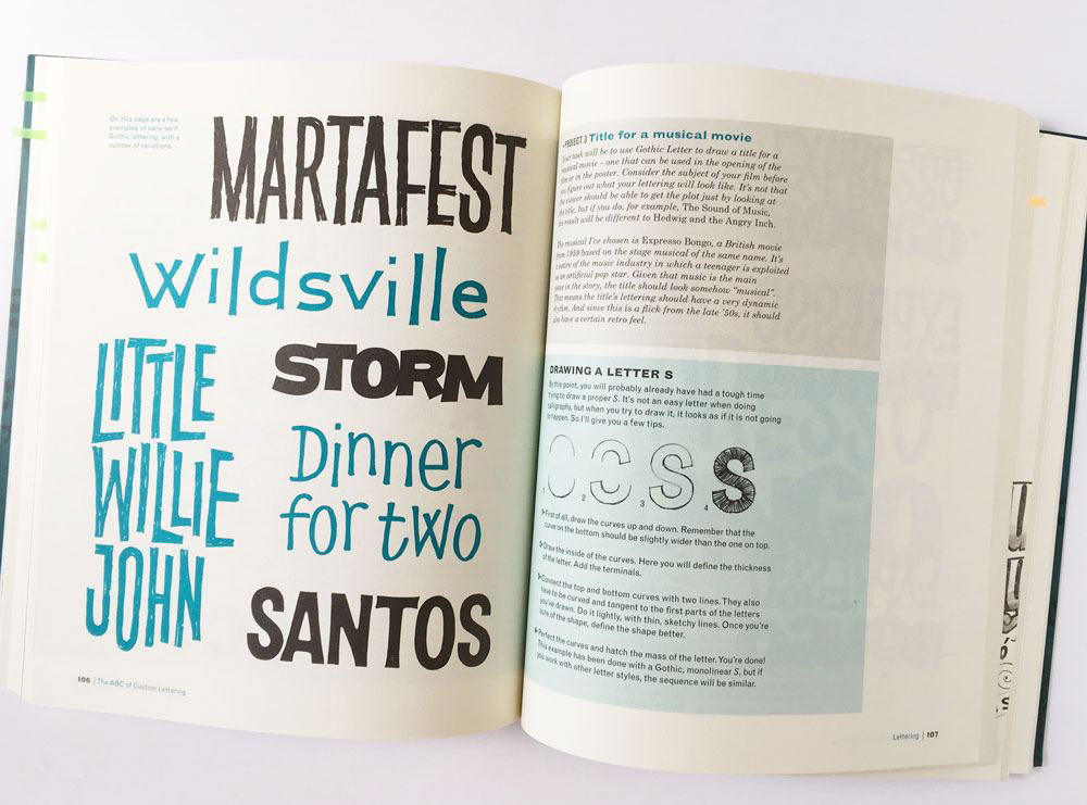 The Big Awesome Book of Hand & Chalk Lettering by Dina Rodriguez