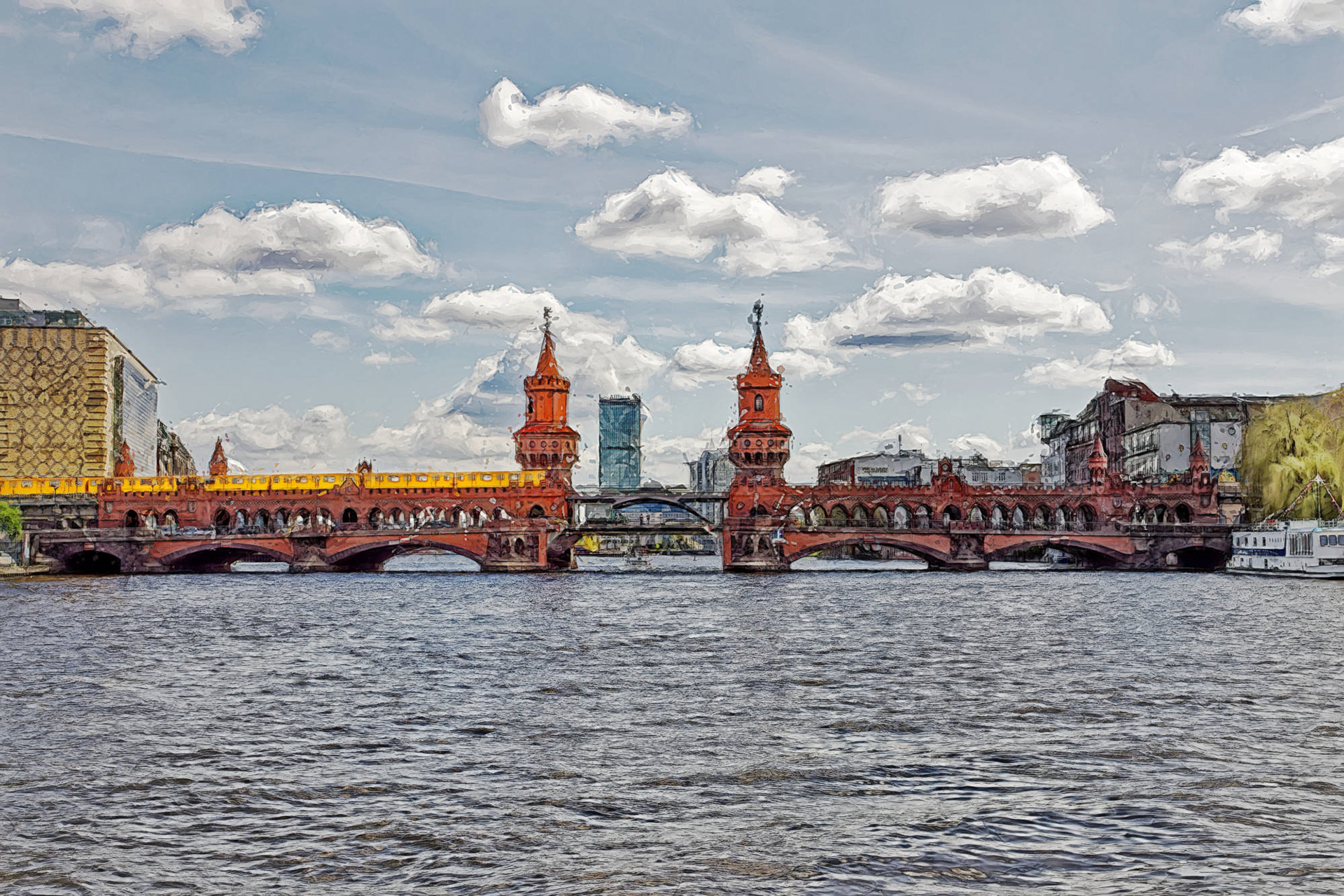 Berlin - Oberbaumbrücke © Heinz Kleim / KleimDesign