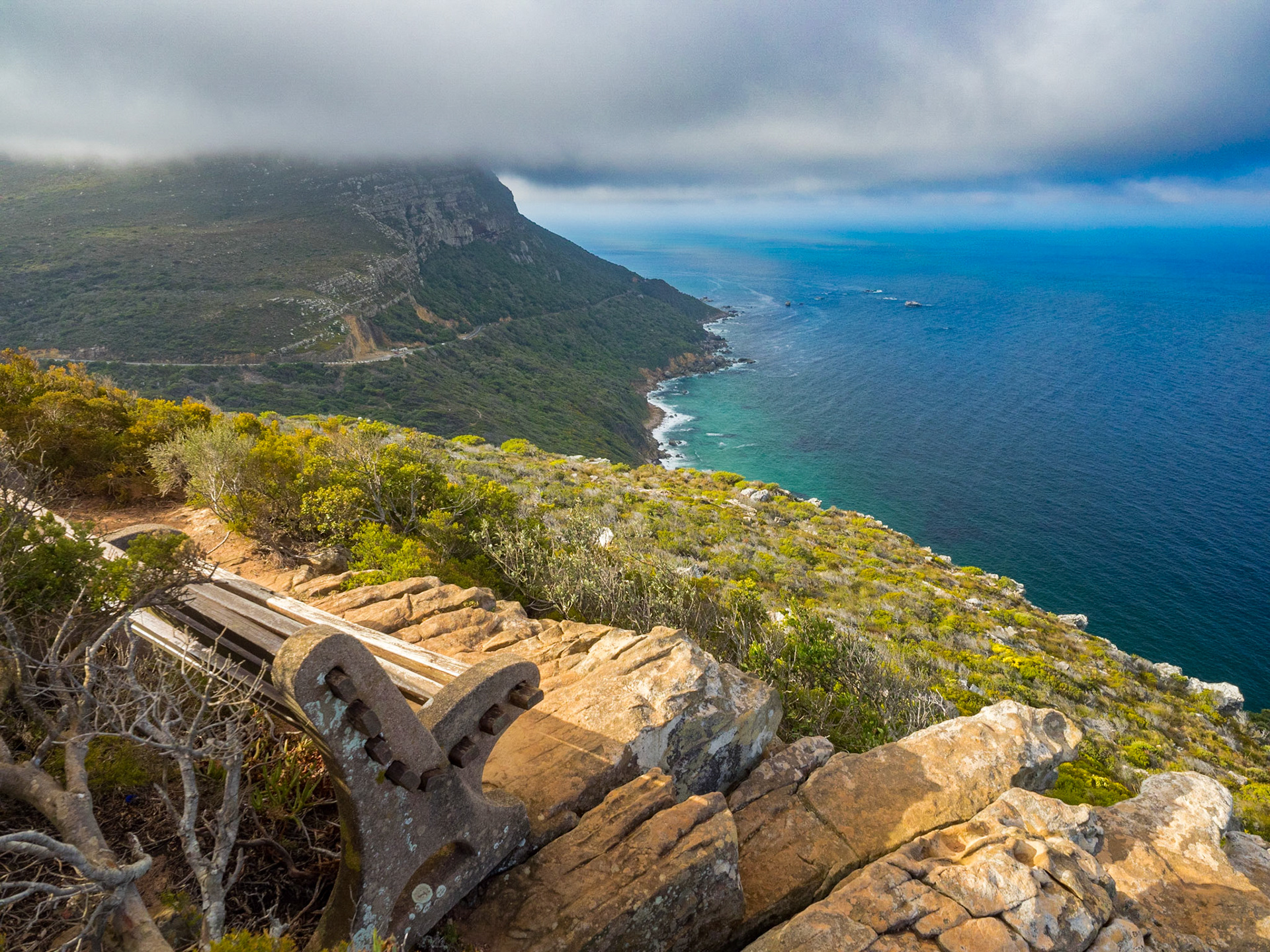 Au dessus de Smitswinkel Bay, CapeTown
