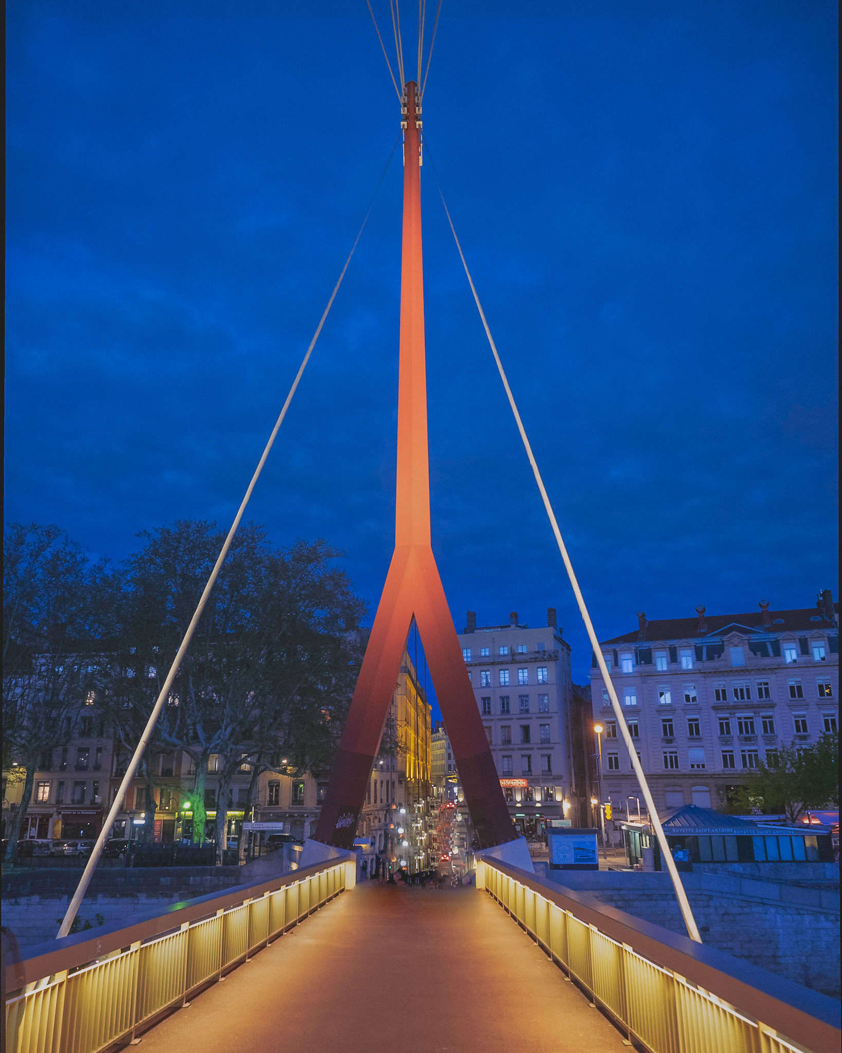 passerelle du tribunal, Lyon