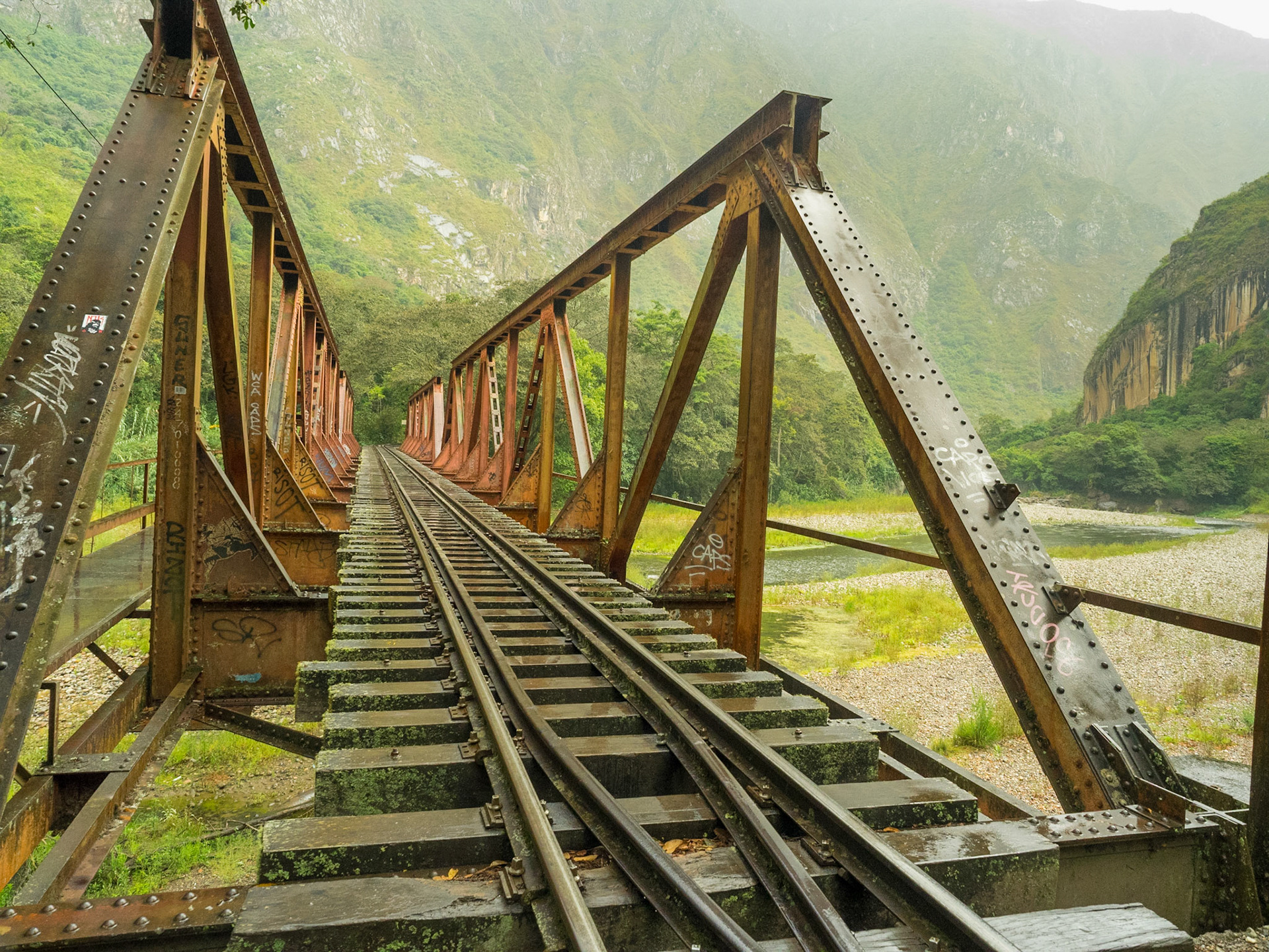 La route d'hydroelectrica, Agua Calientes, Macchu Piccu