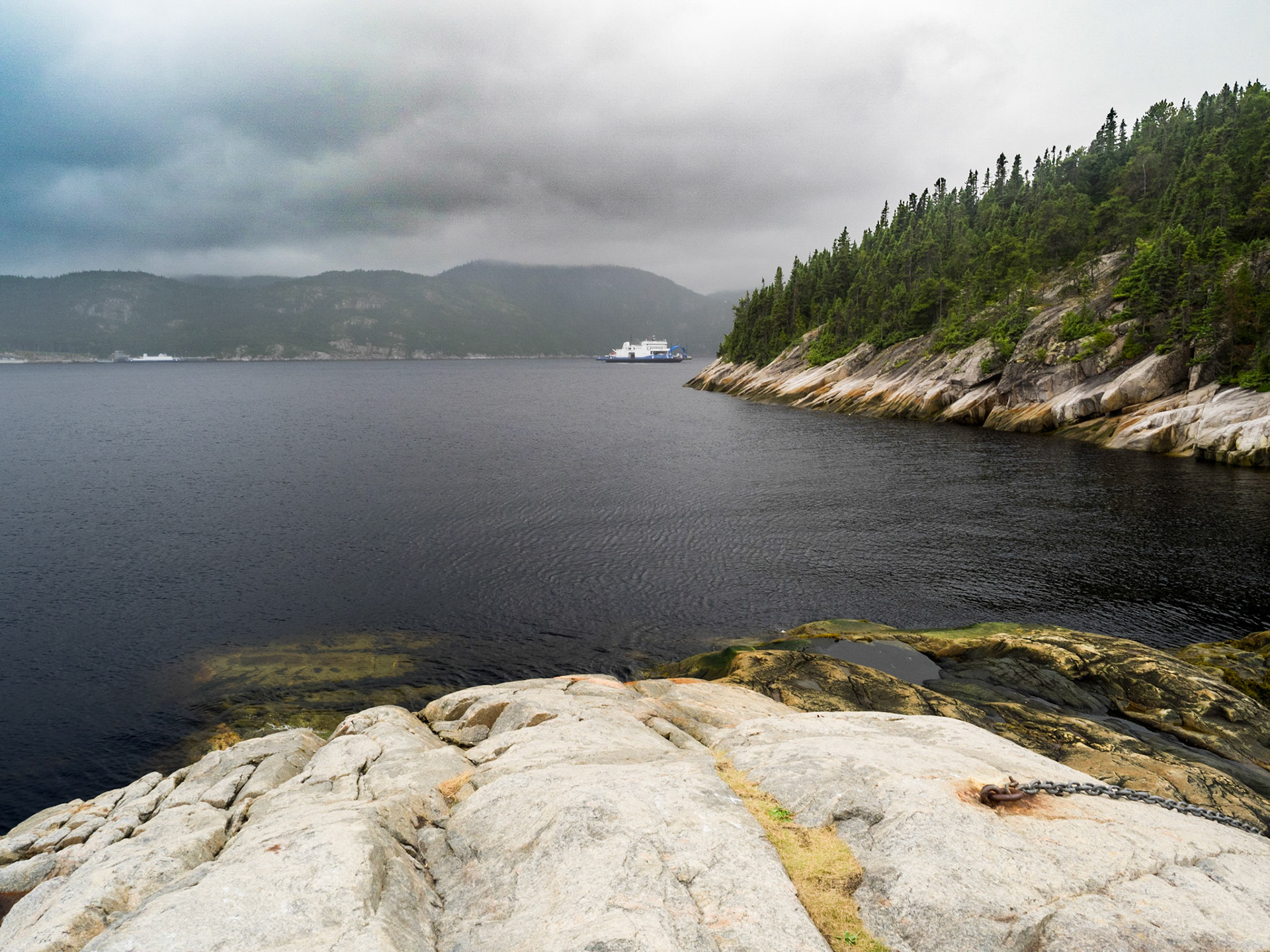 côte de Tadoussac par jour de beau temps ;-)
