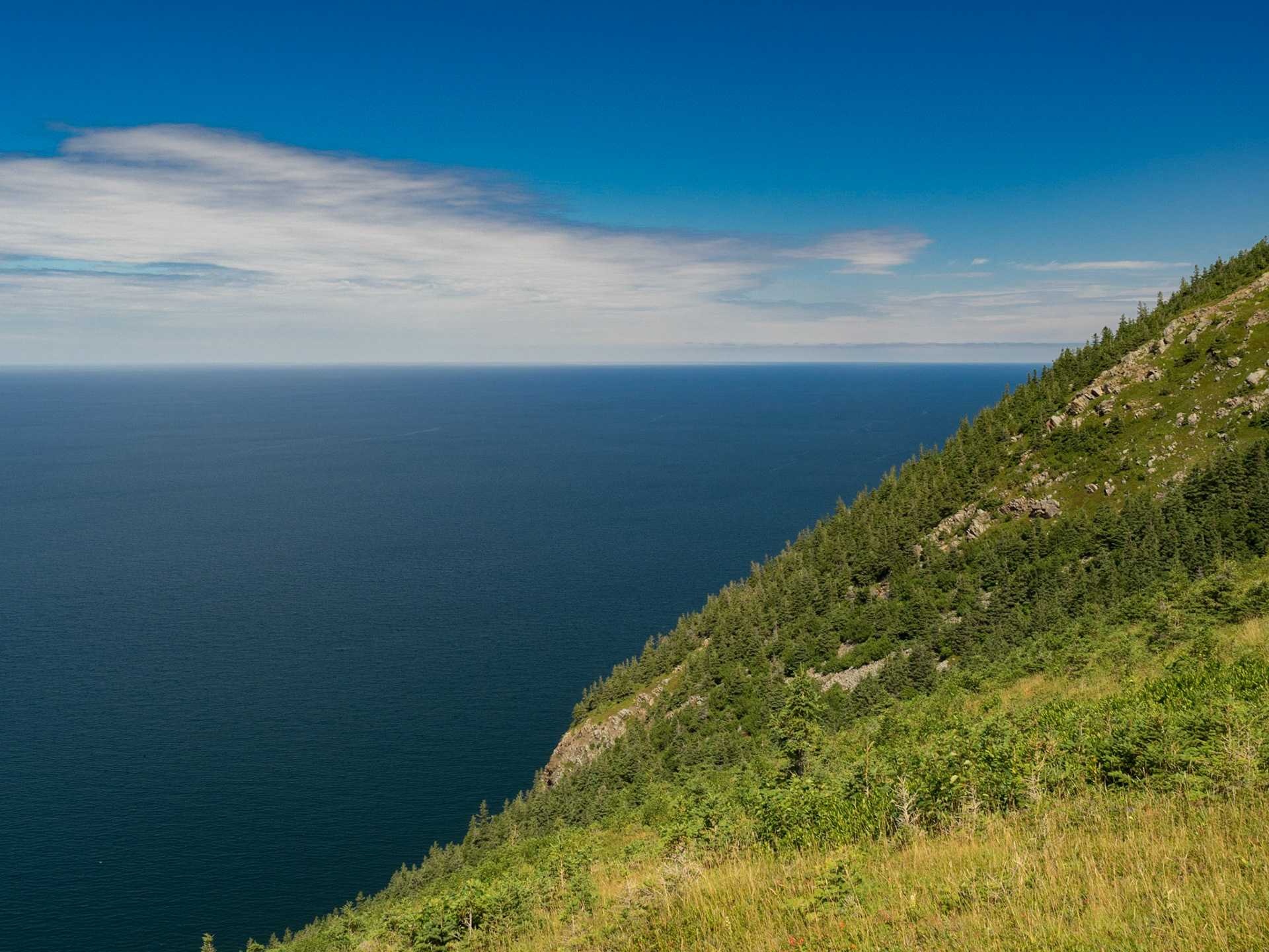 Cabot Trail, Cap Breton, côté golfe du St Laurent