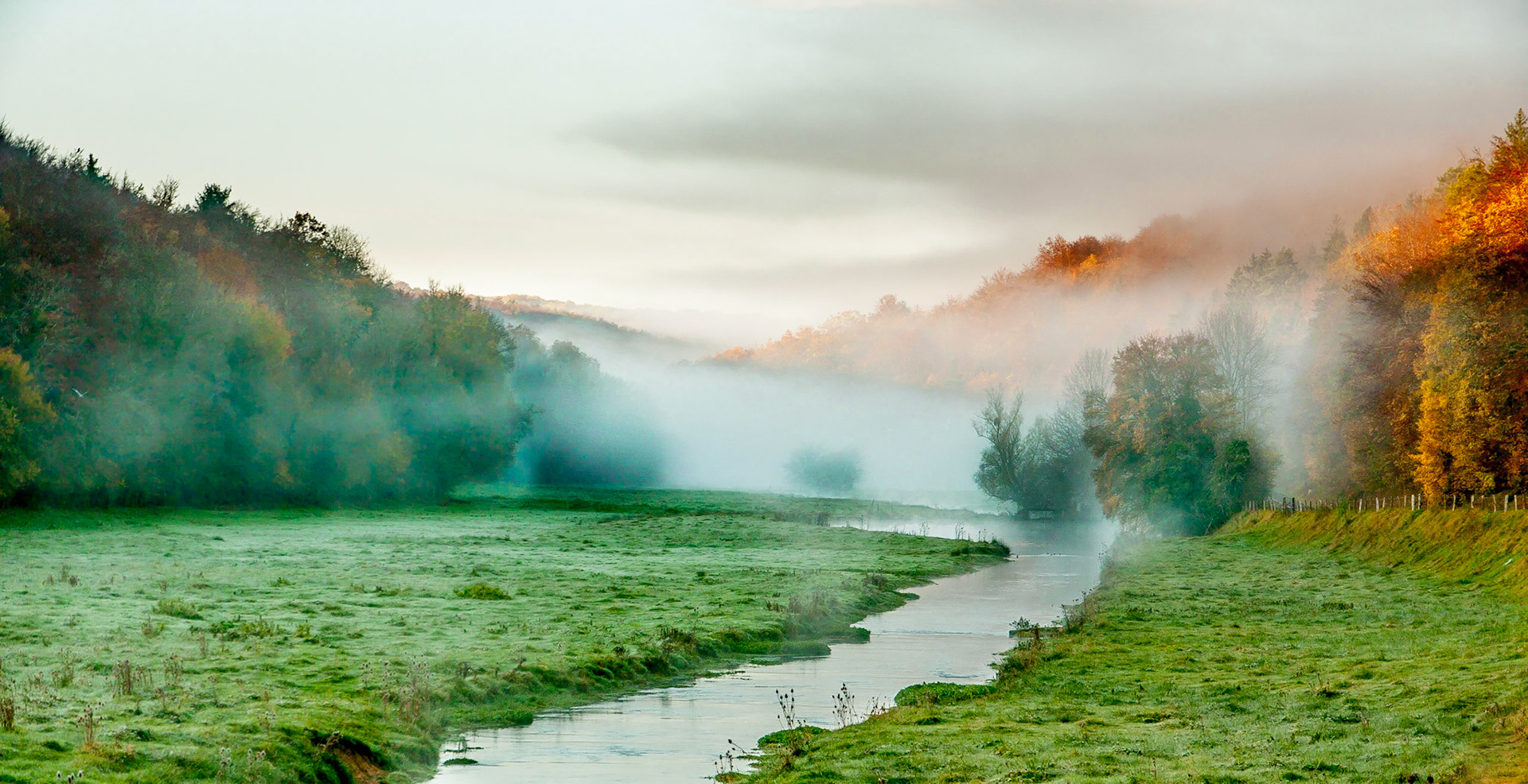 Une vallée typique du chatillonnais