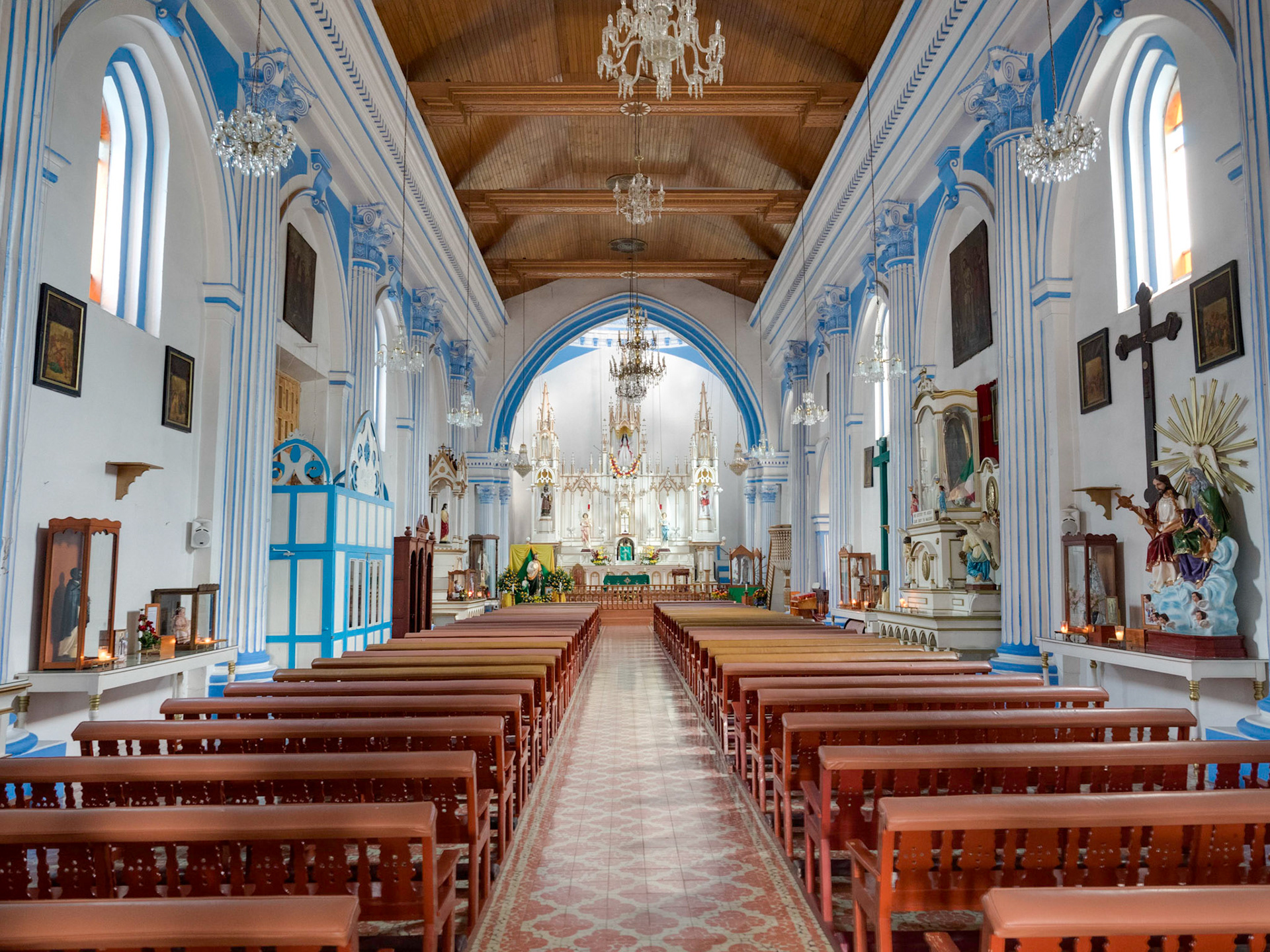 "L'église Bleue" de San Cristobal.