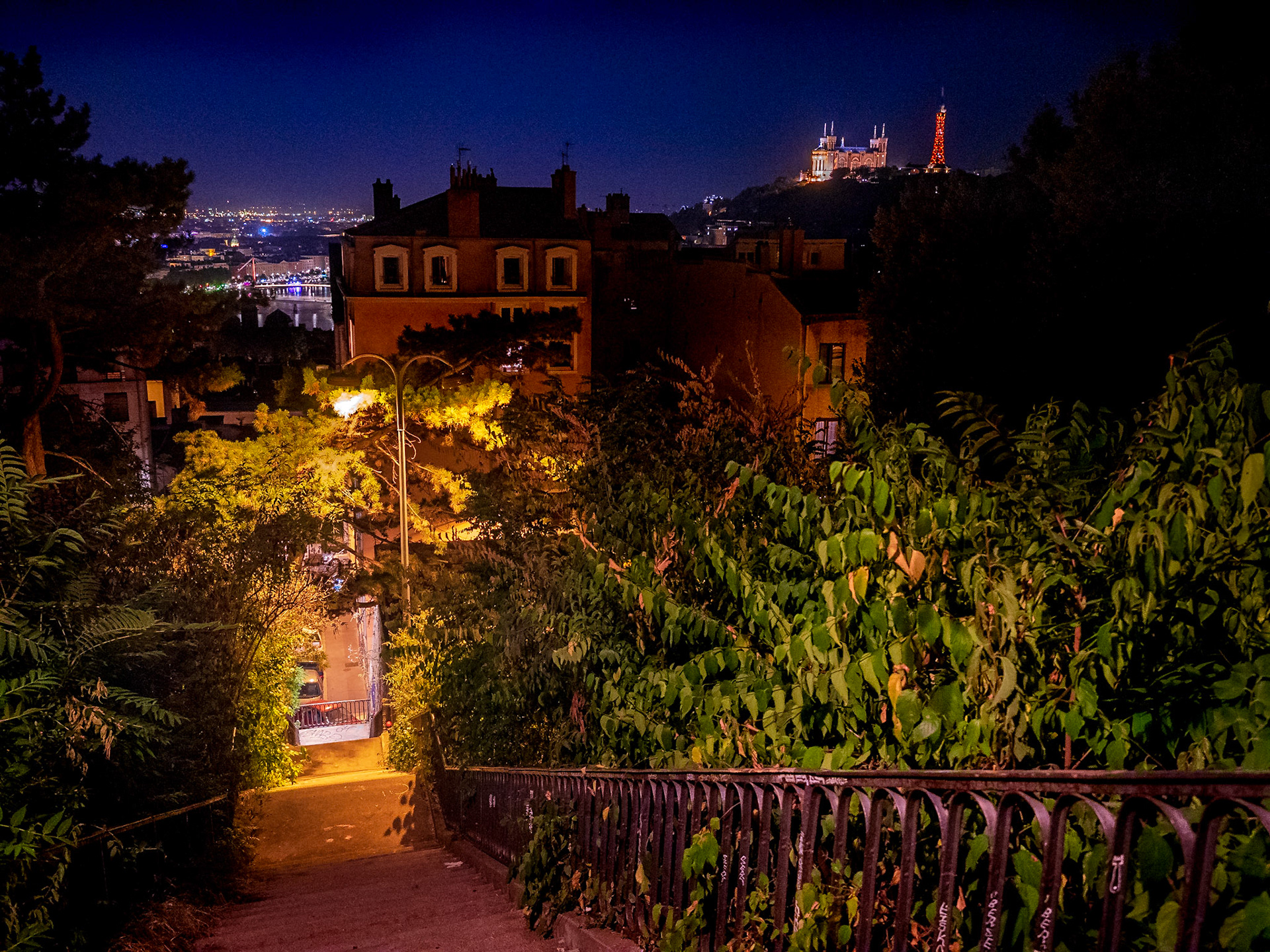 Fourvière depuis la croix rousse