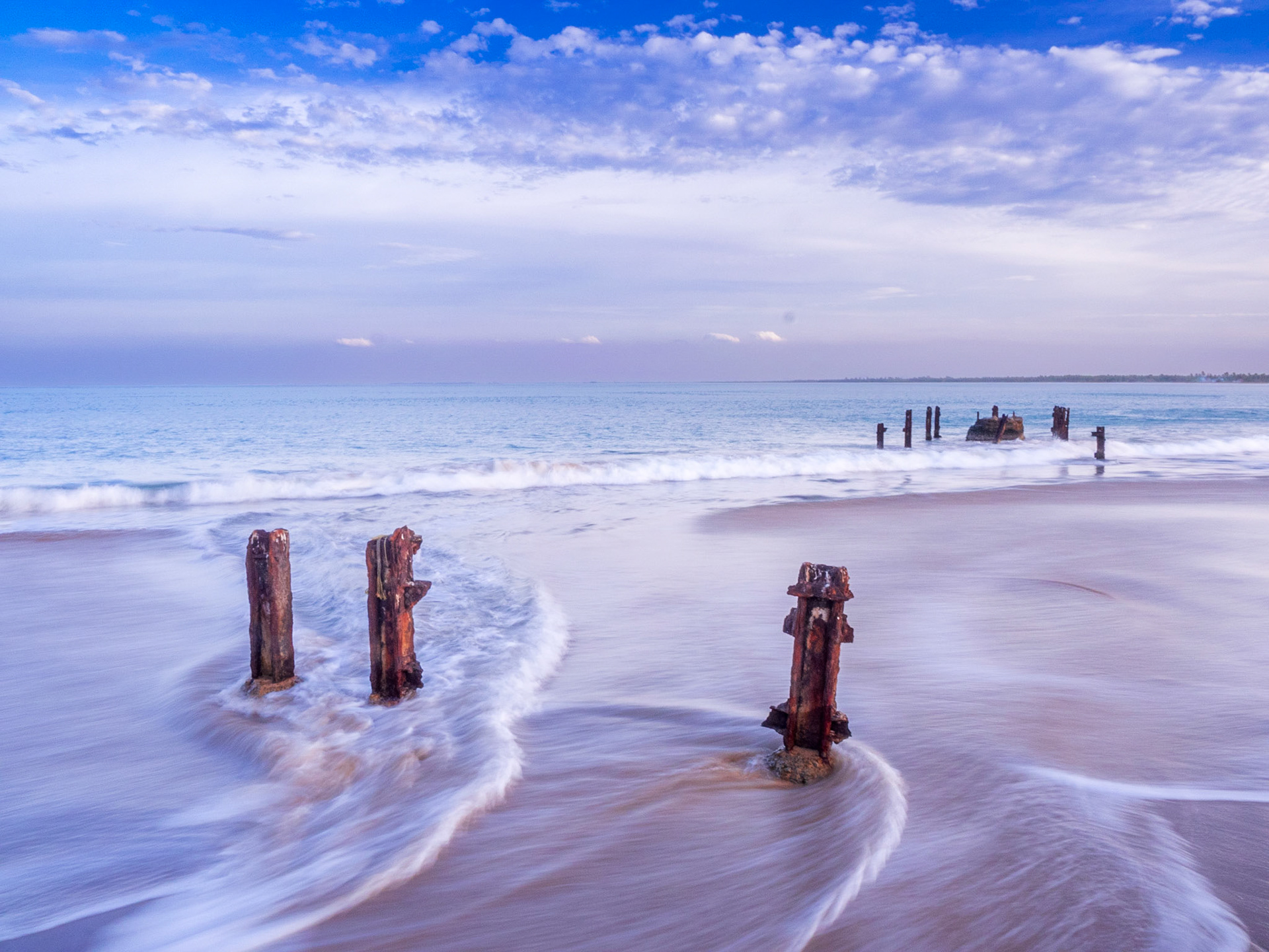 Encore un sunset a Pasikuda, en musique s'il vous plait !