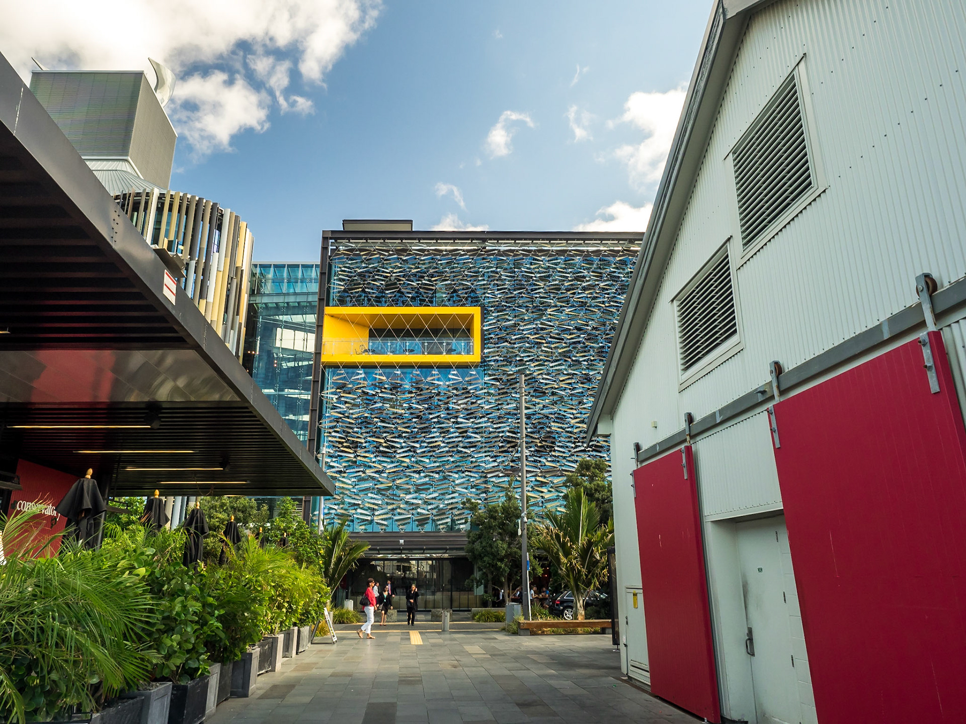 Les docks d'Auckland, Wynyard Quarter, quatier très à la mode !
