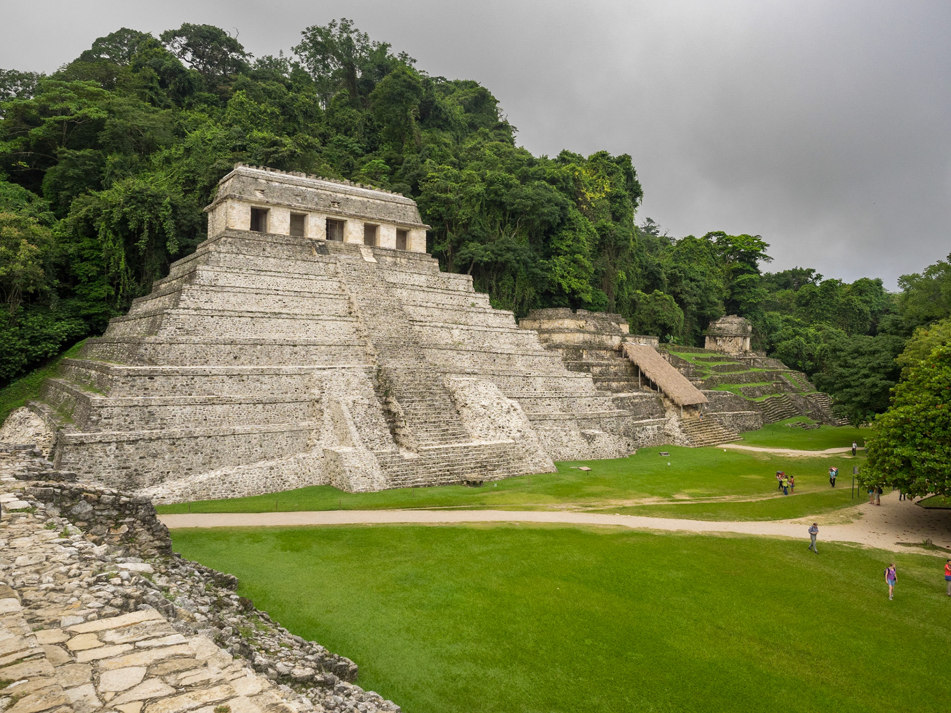 Palenque, en haut de la montagne aux singes.