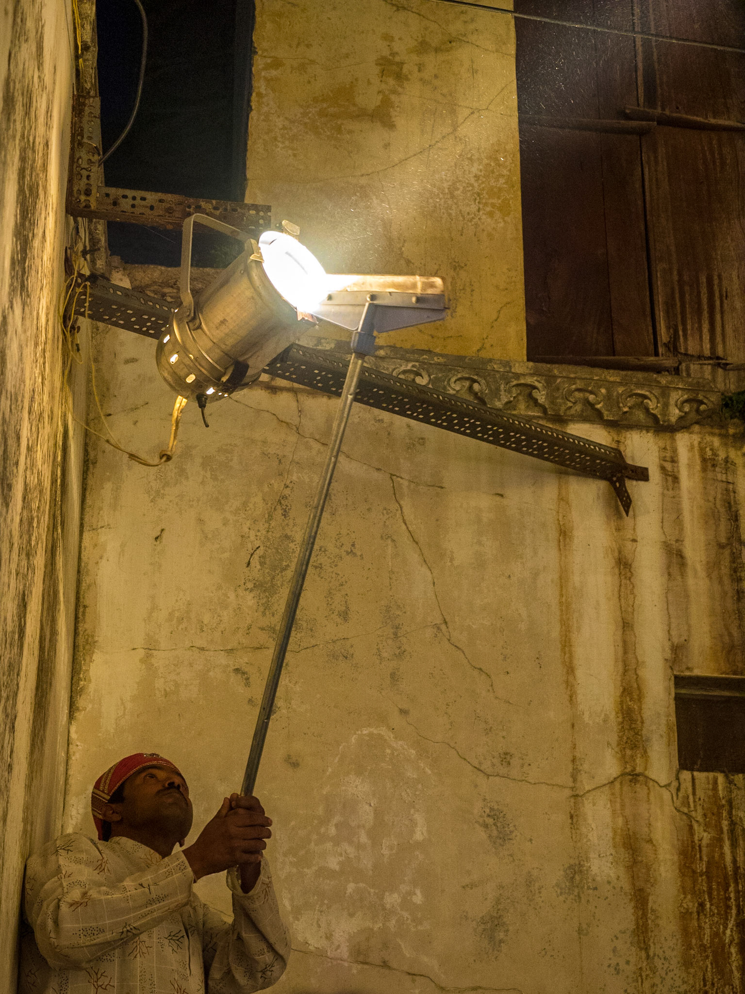 En plein spectacle évidemment !