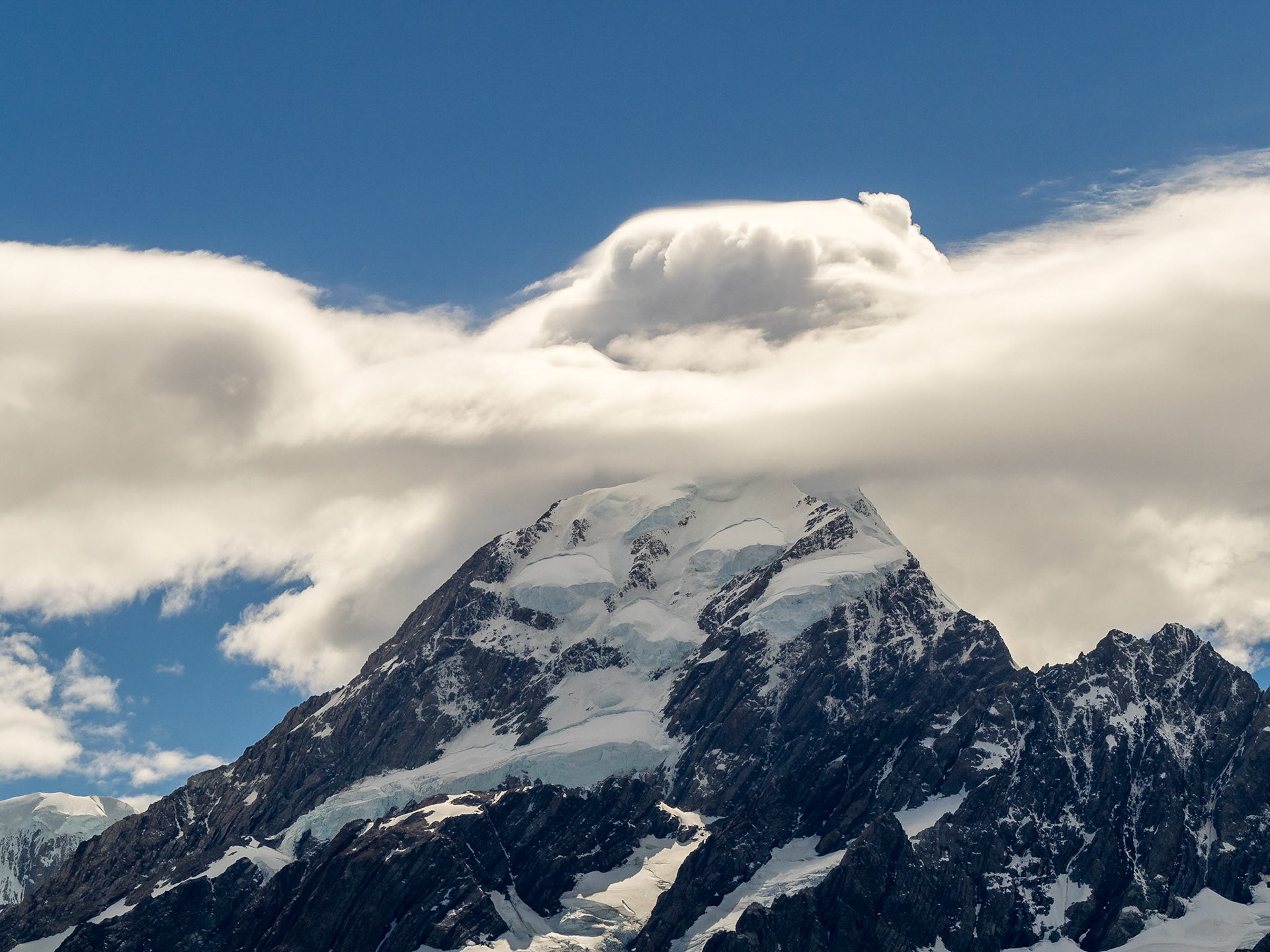 Vous le voyez le gardien du mont cook ?