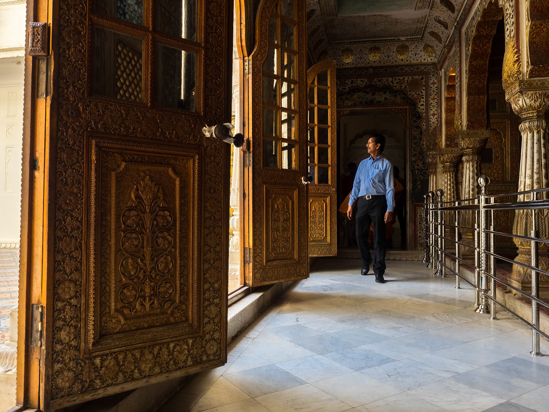 Bikaner, quand un garde vous surveille...