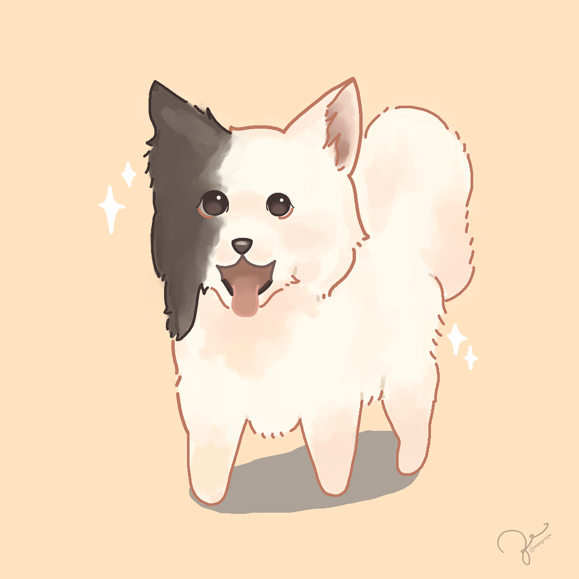 Dog Commision (Made in ClipStudio Paint)