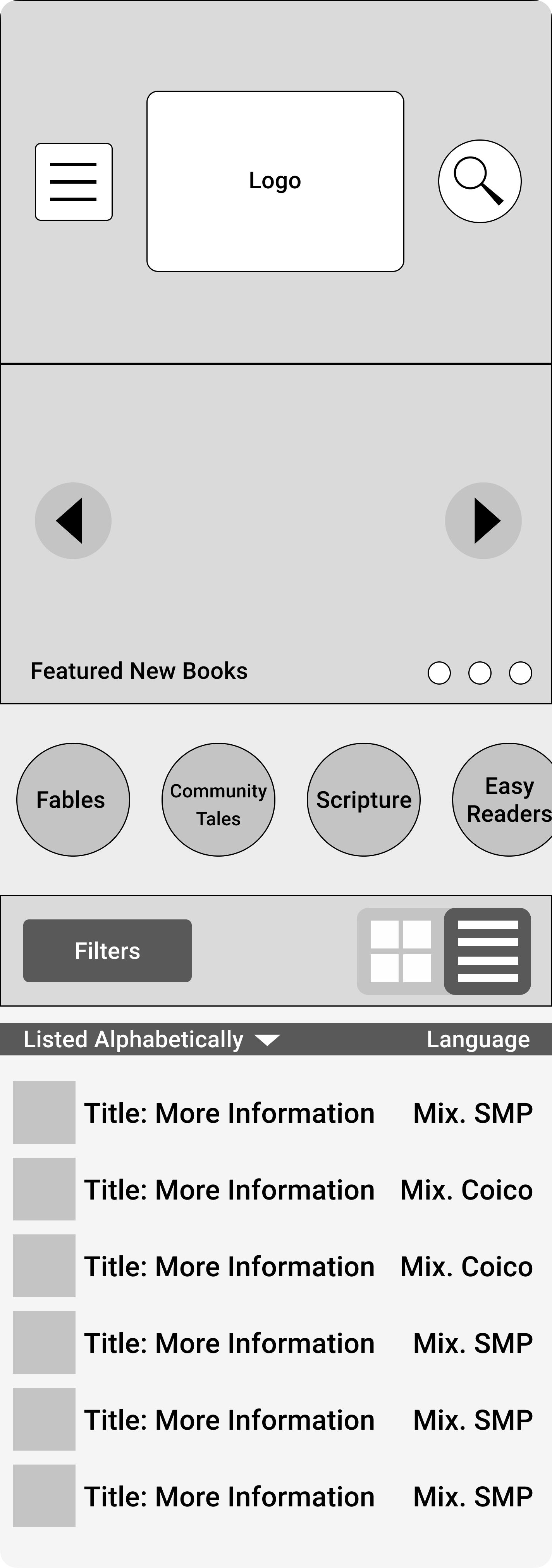 Category Page Sorted Alphabetically