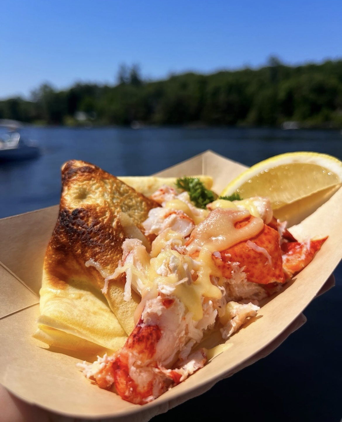 Lobster Meat with Lemon & Garlic Butter