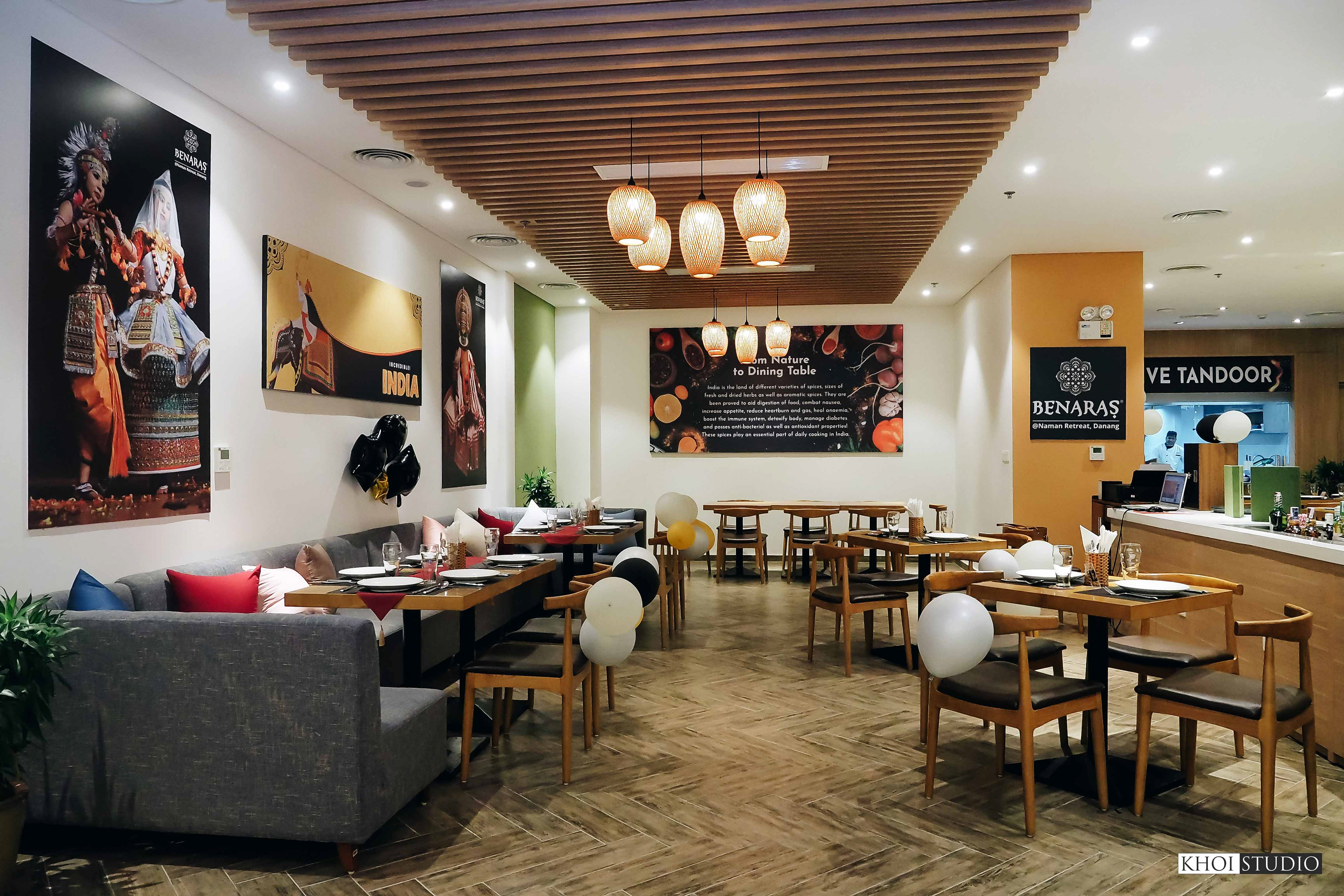 Indian restaurant photography service in Da Nang - Benaras restaurant branch in Da Nang