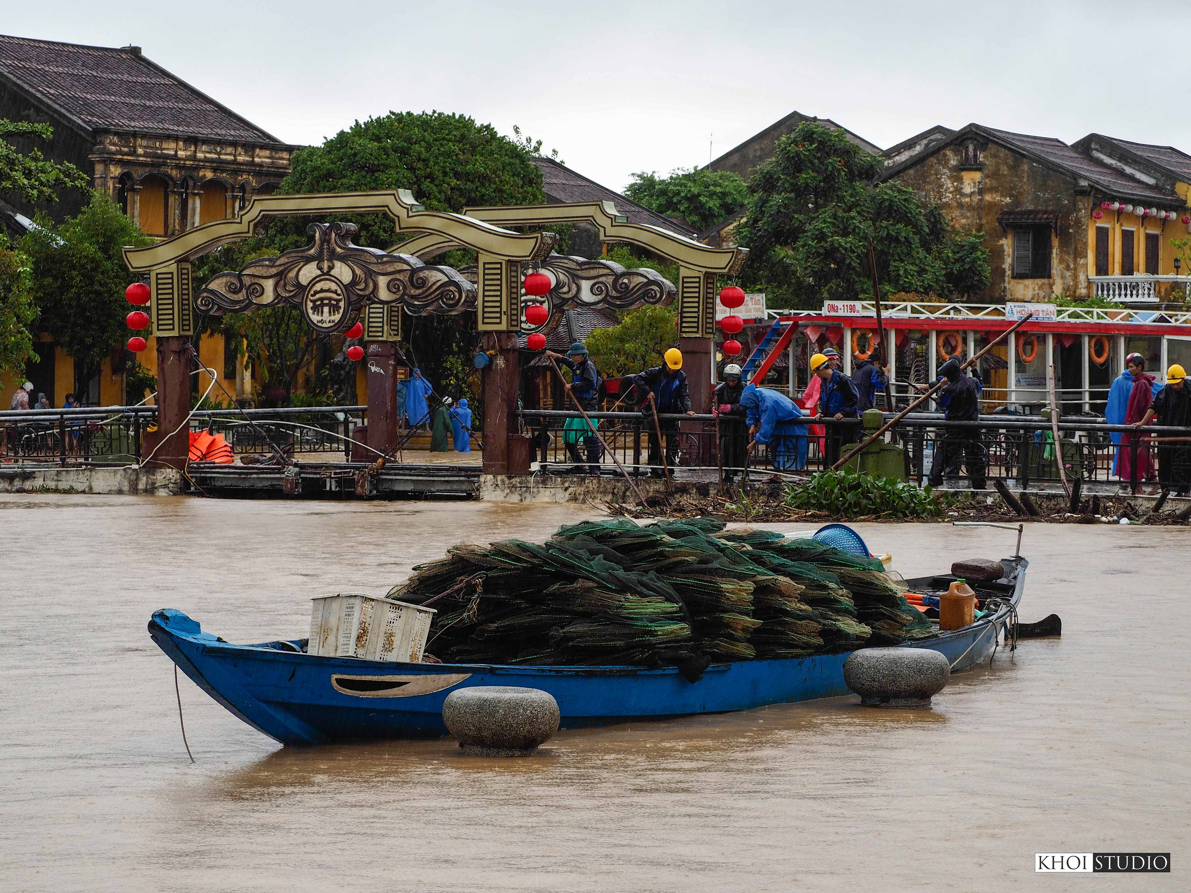 Flood season in Hoi An ancient town (Vietnam) 2020