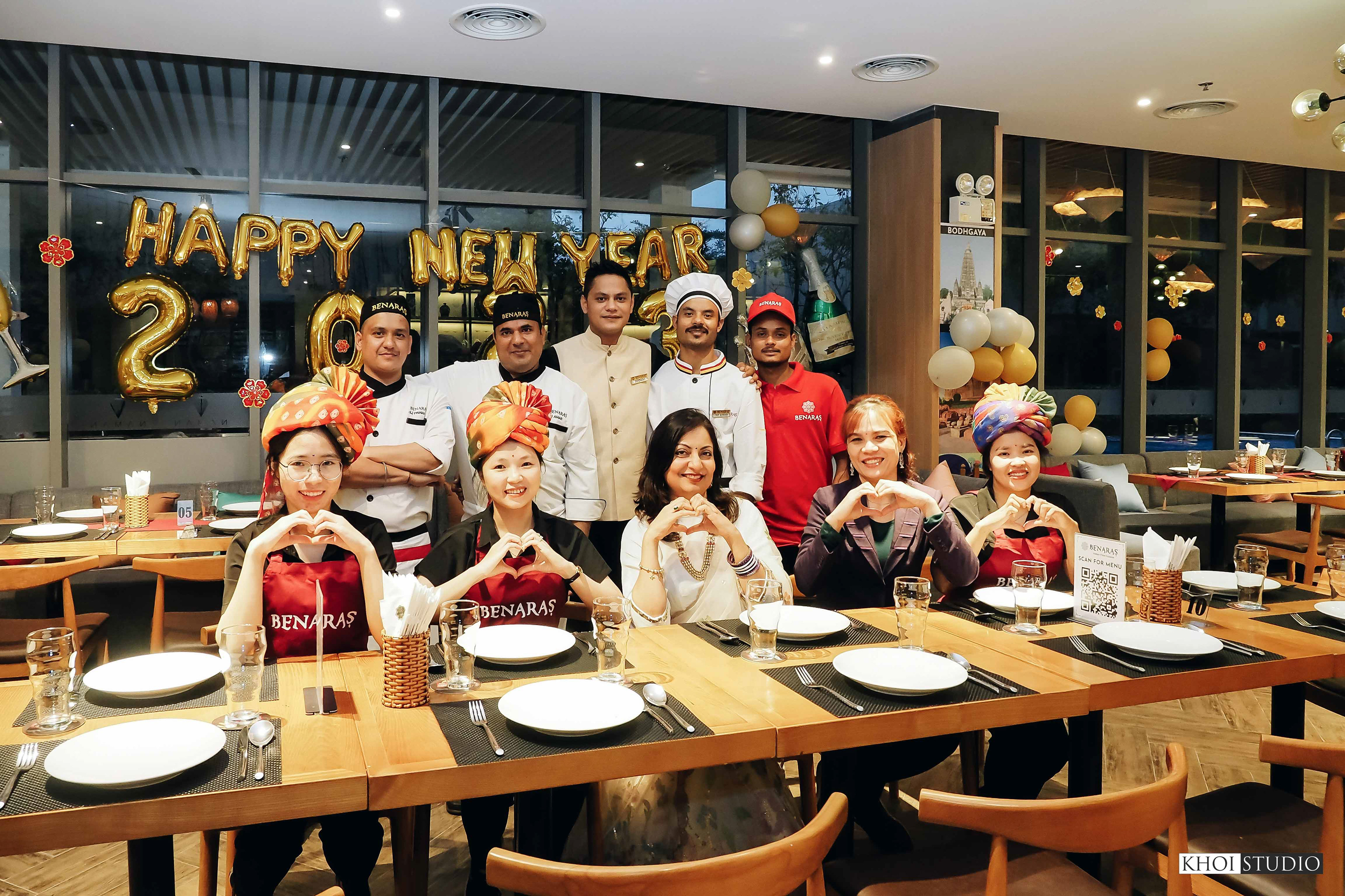 Indian restaurant photography service in Da Nang - Benaras restaurant branch in Da Nang