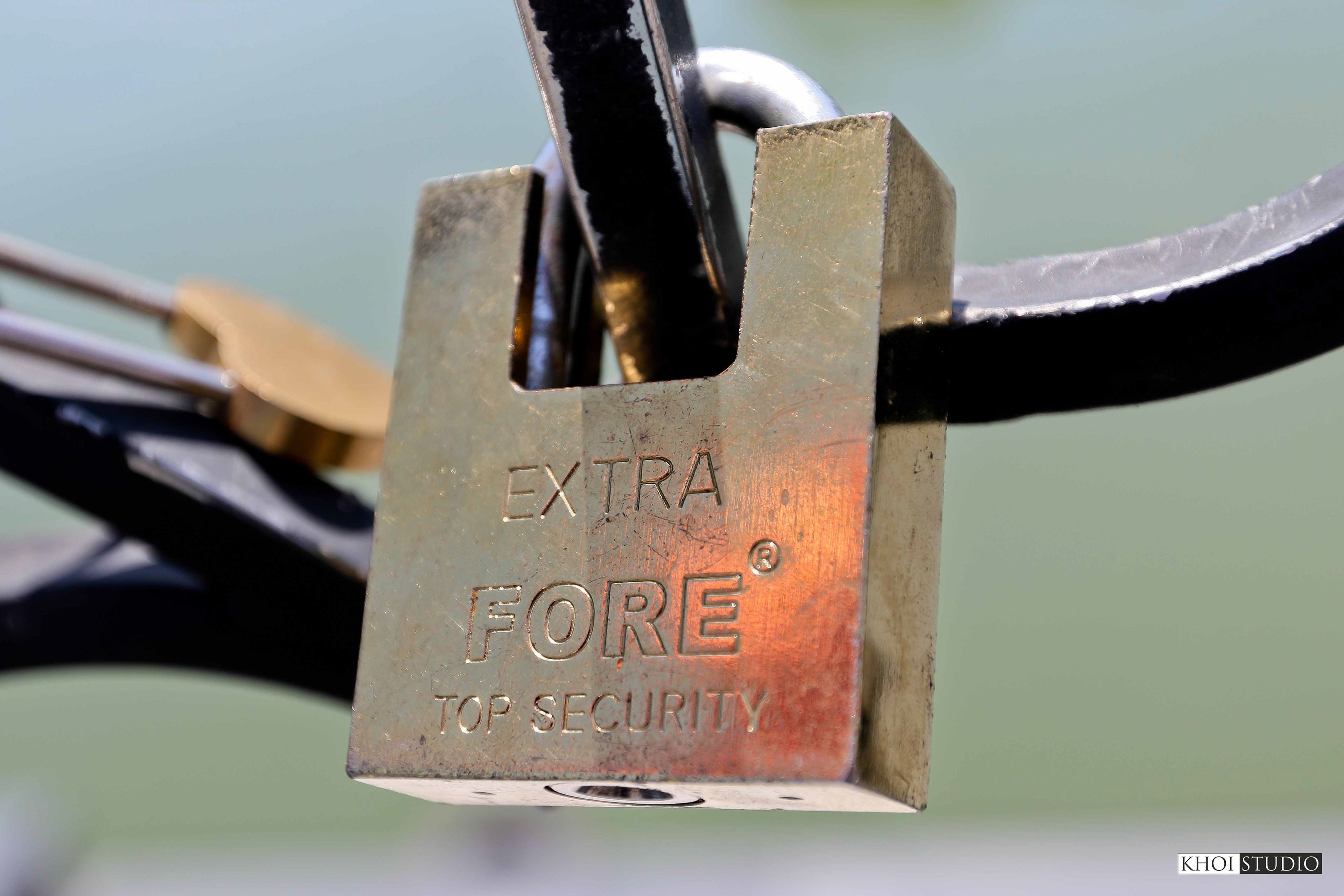Love Lock Bridge in Da Nang, Vietnam
