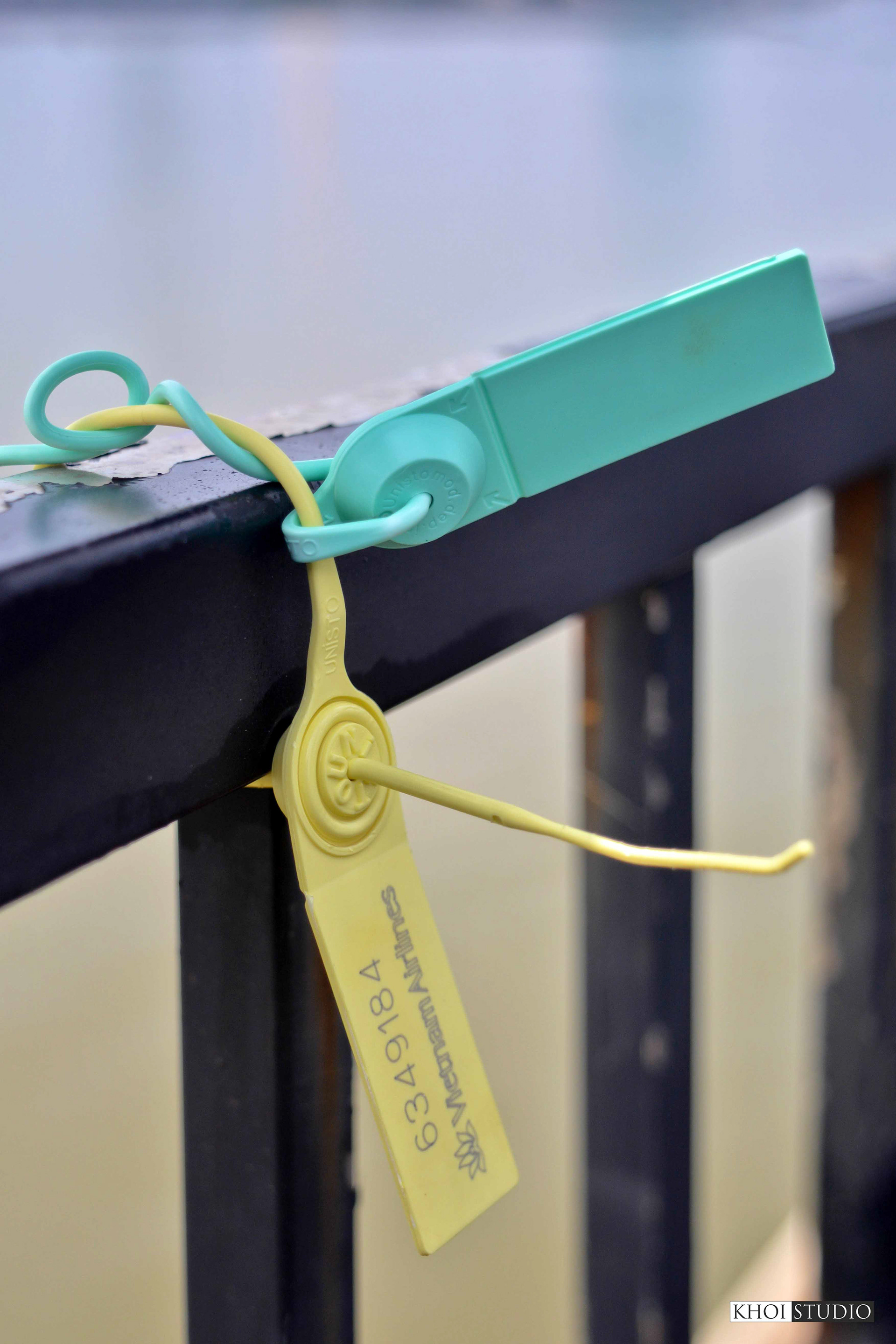 Love Lock Bridge in Da Nang, Vietnam