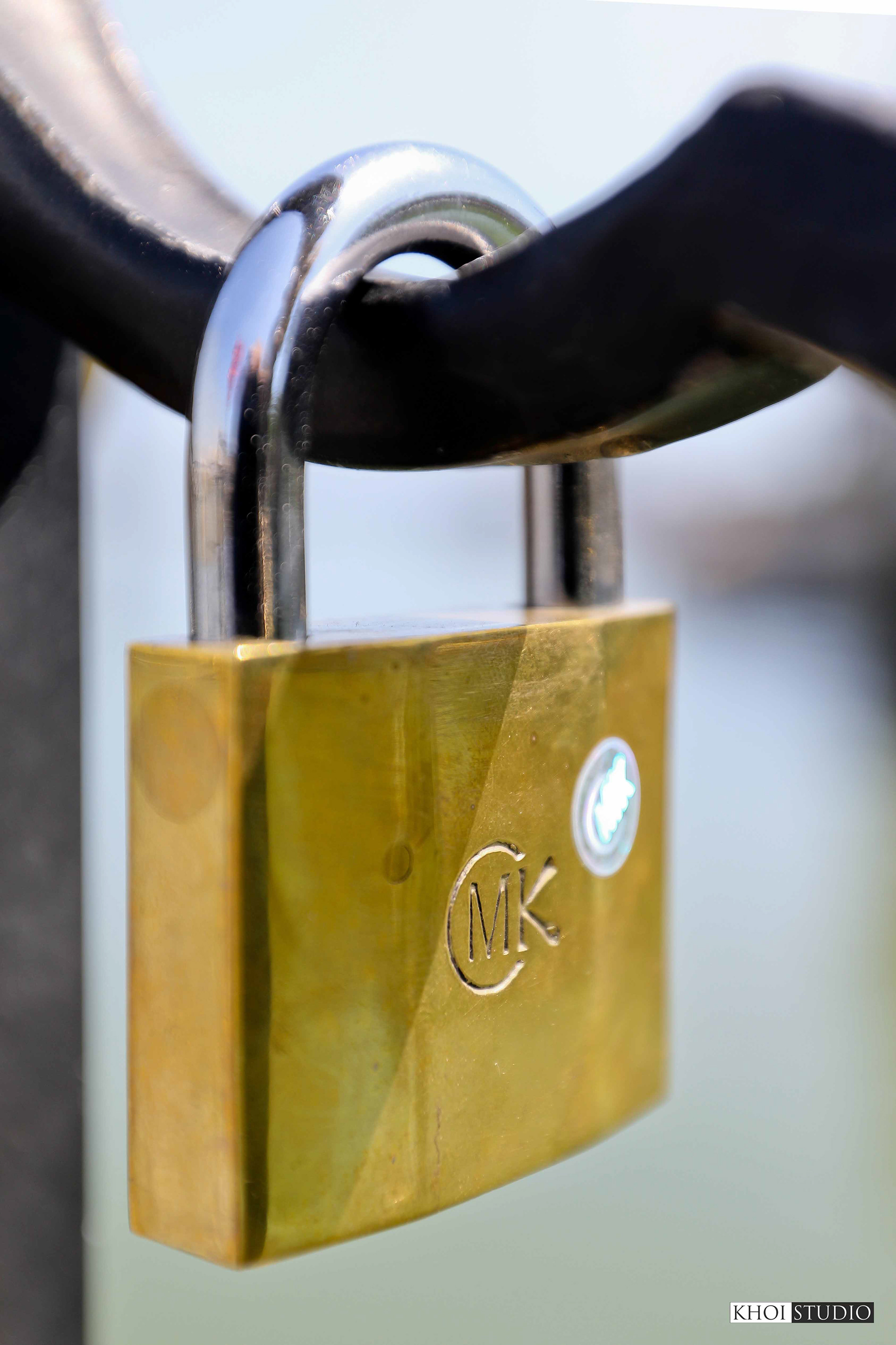 Love Lock Bridge in Da Nang, Vietnam