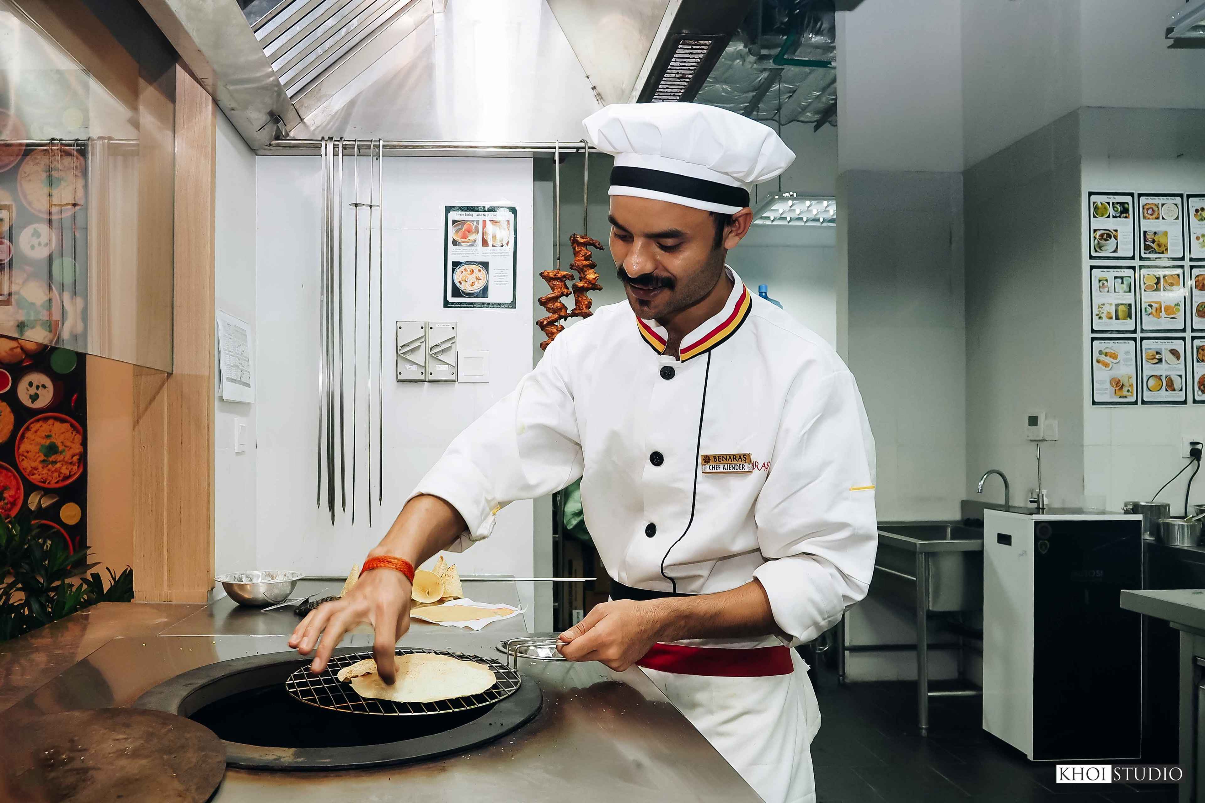 Indian restaurant photography service in Da Nang - Benaras restaurant branch in Da Nang