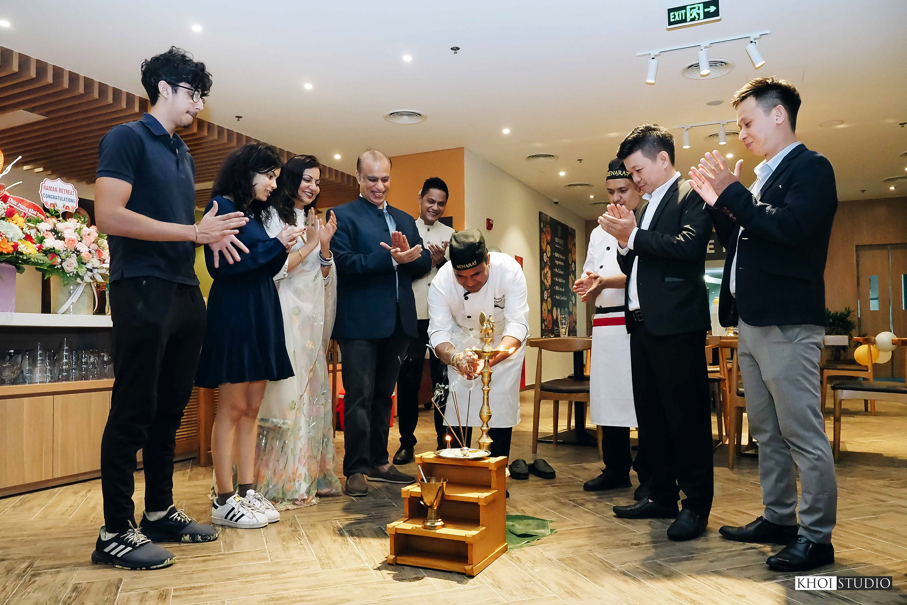 Indian restaurant photography service in Da Nang - Benaras restaurant branch in Da Nang