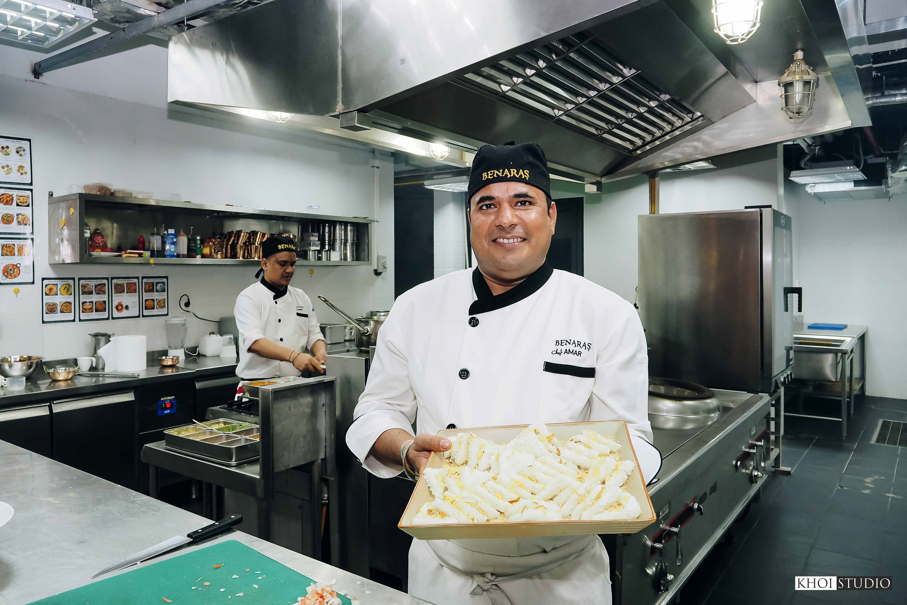 Indian restaurant photography service in Da Nang - Benaras restaurant branch in Da Nang