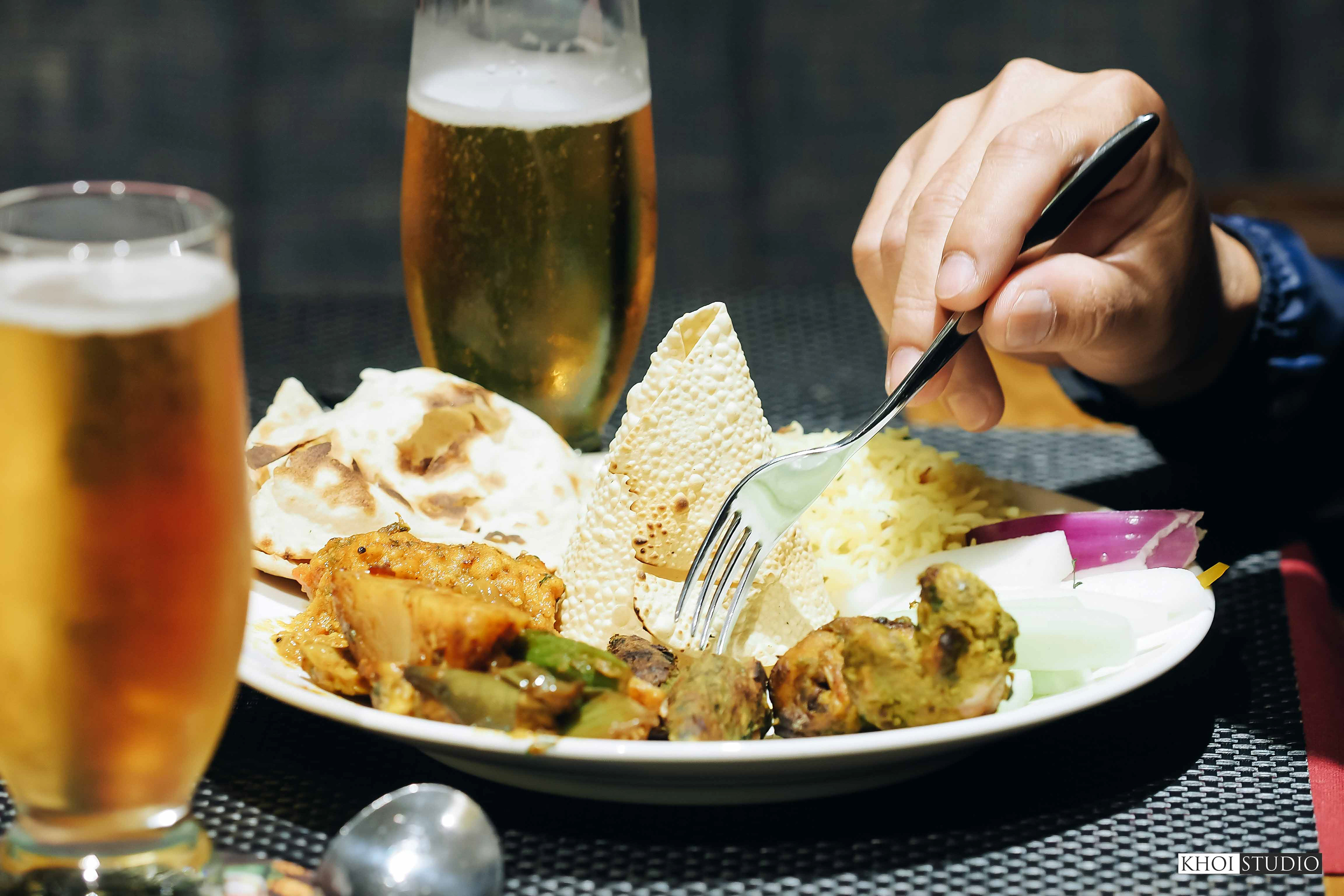 Indian restaurant photography service in Da Nang - Benaras restaurant branch in Da Nang