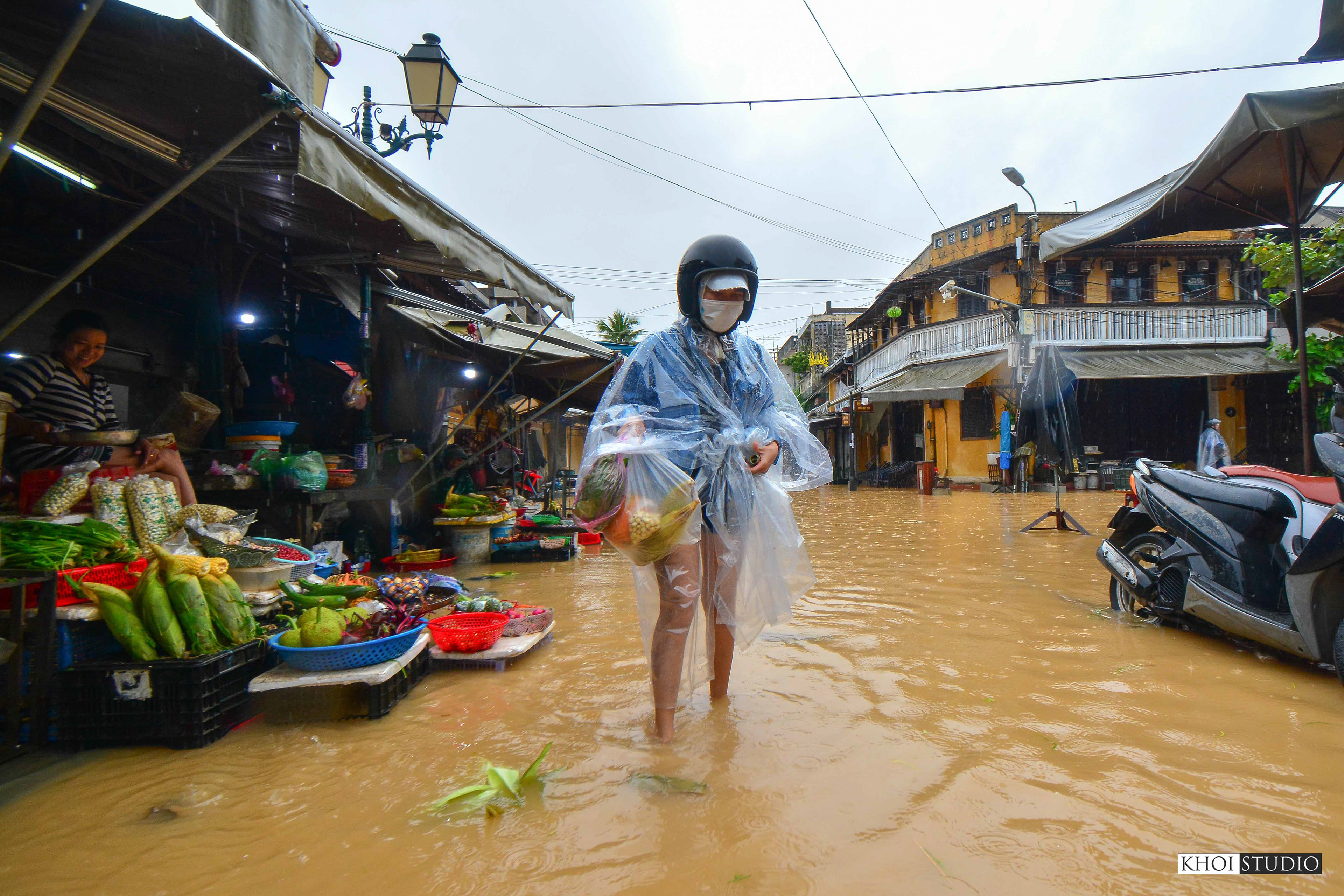 Flood season in Hoi An ancient town (Vietnam) 2020