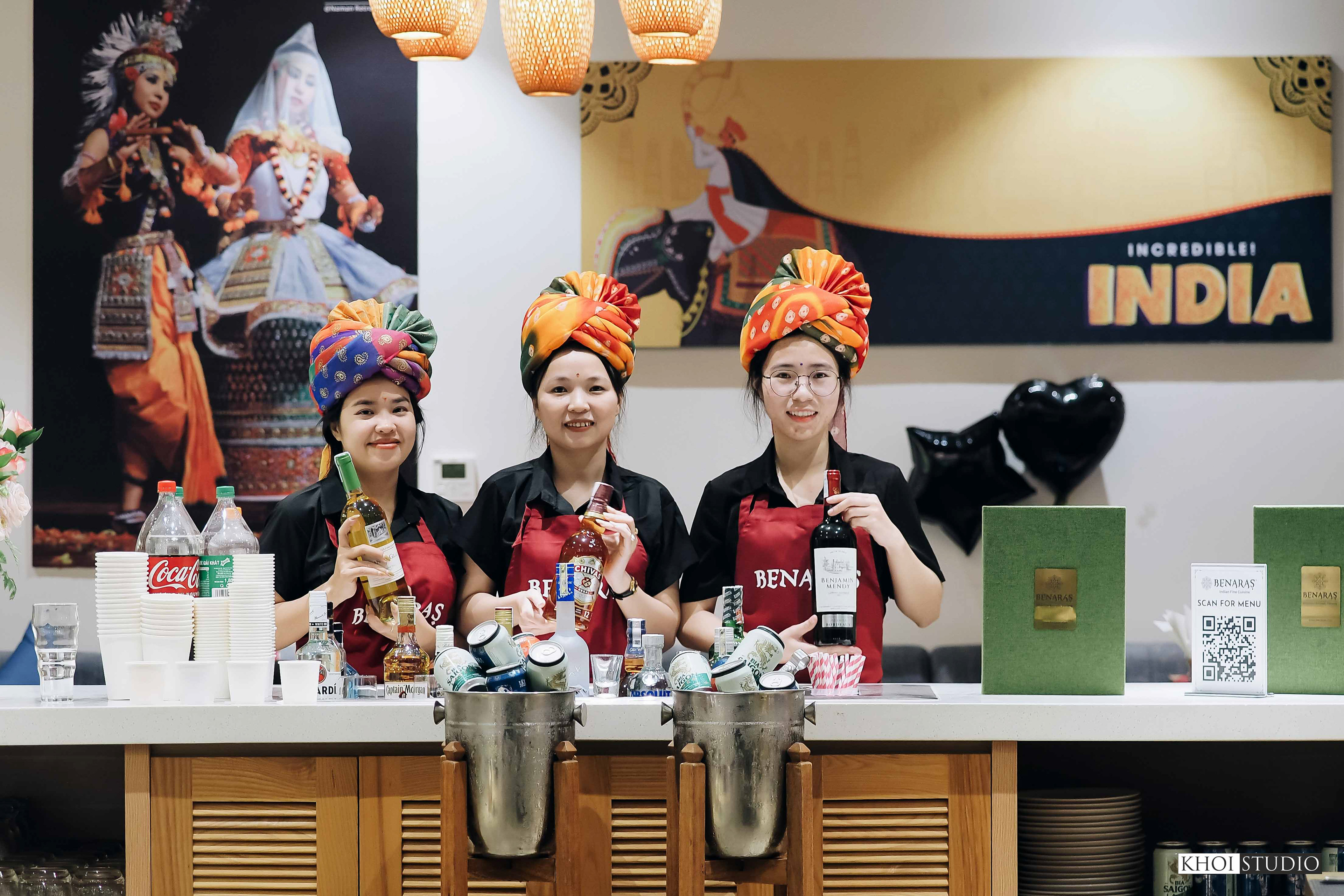 Indian restaurant photography service in Da Nang - Benaras restaurant branch in Da Nang