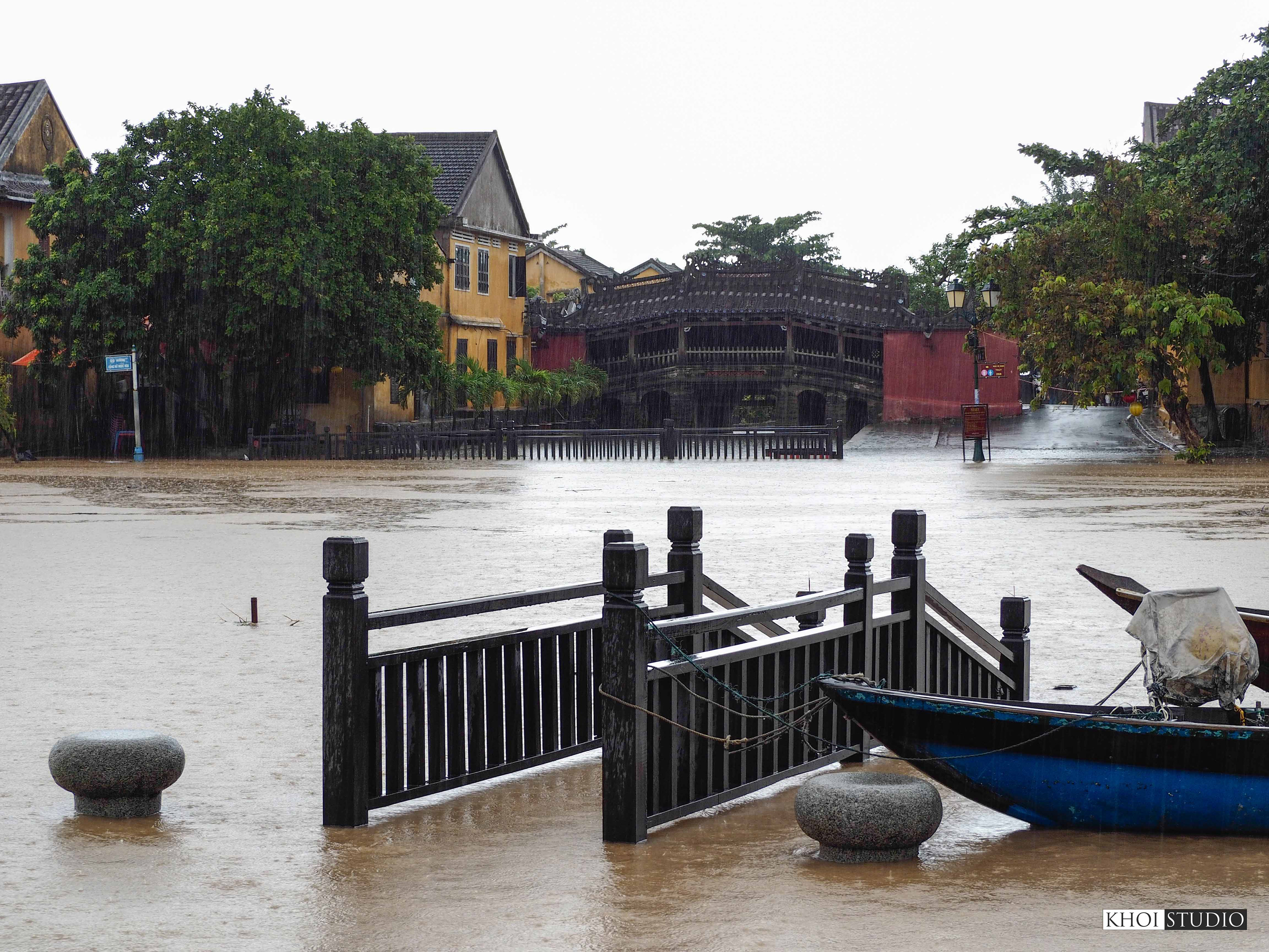 Flood season in Hoi An ancient town (Vietnam) 2020