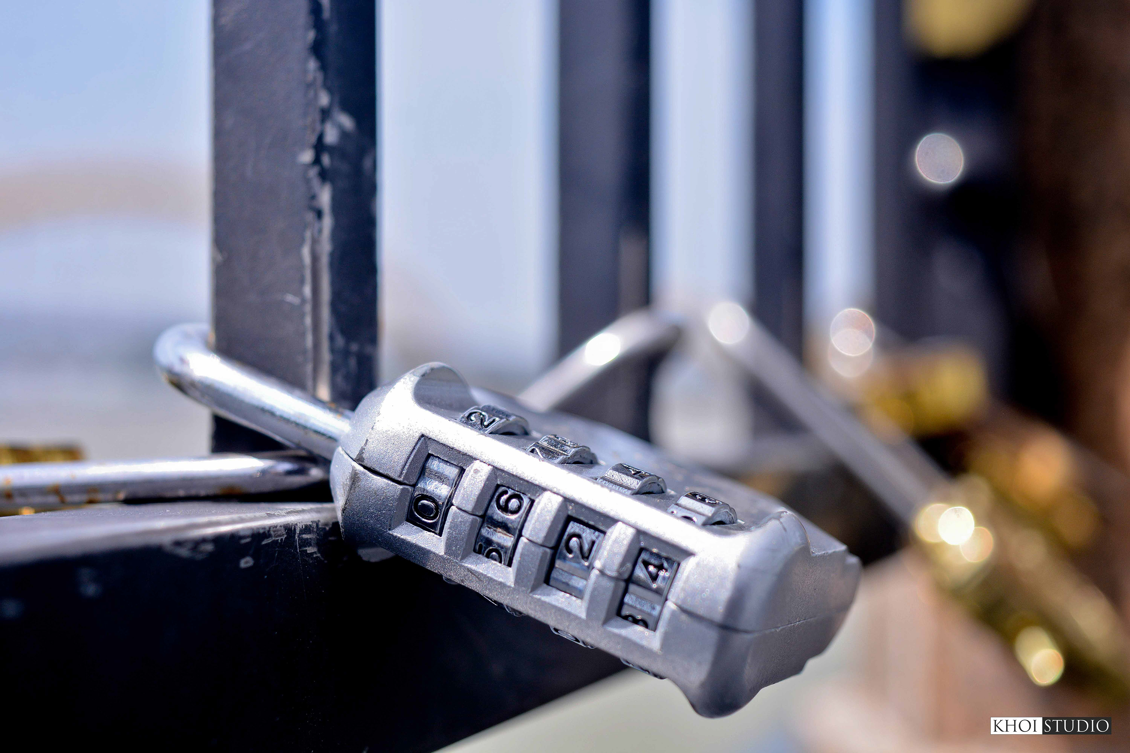 Love Lock Bridge in Da Nang, Vietnam